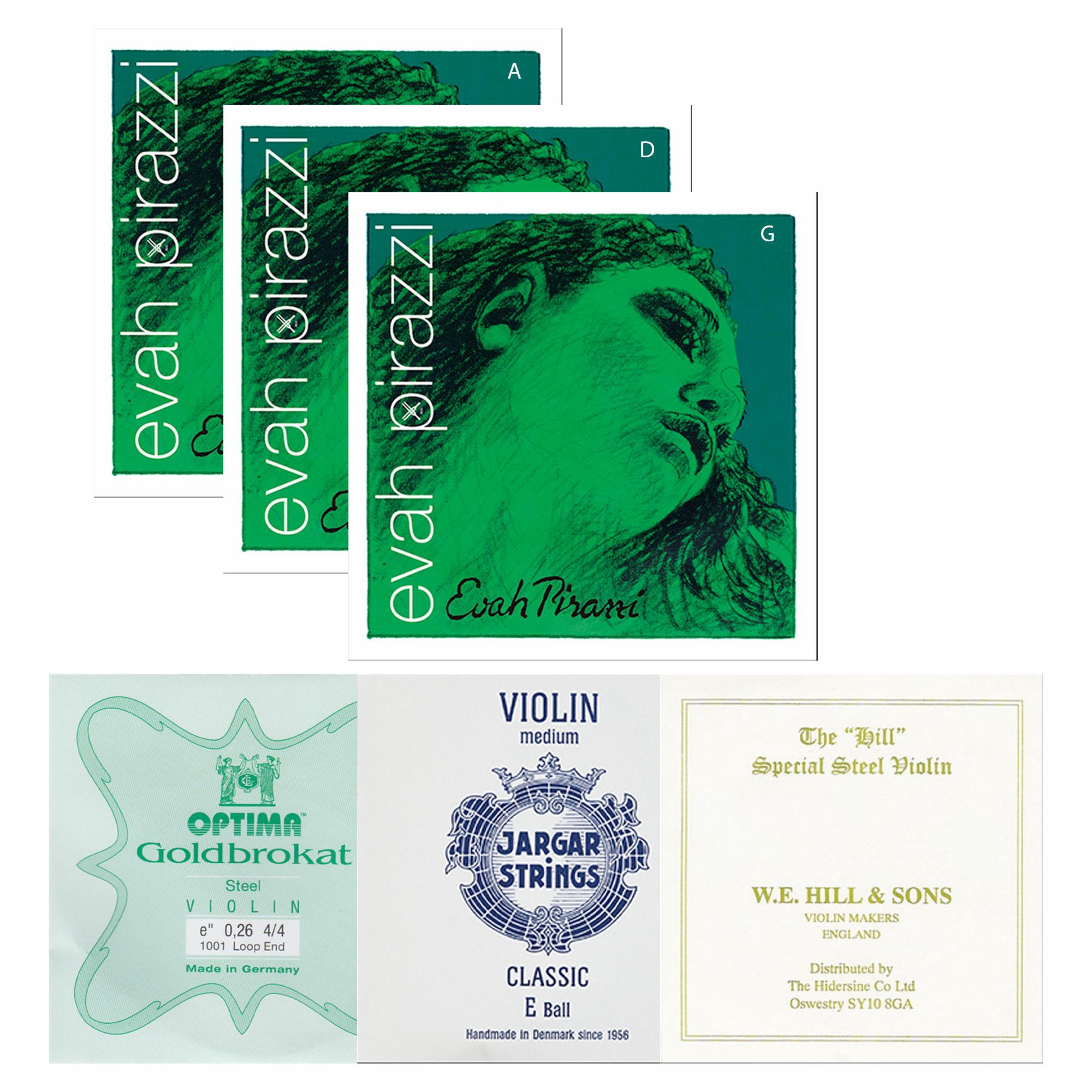 Custom Sets, Pirastro Evah Pirazzi Violin Strings