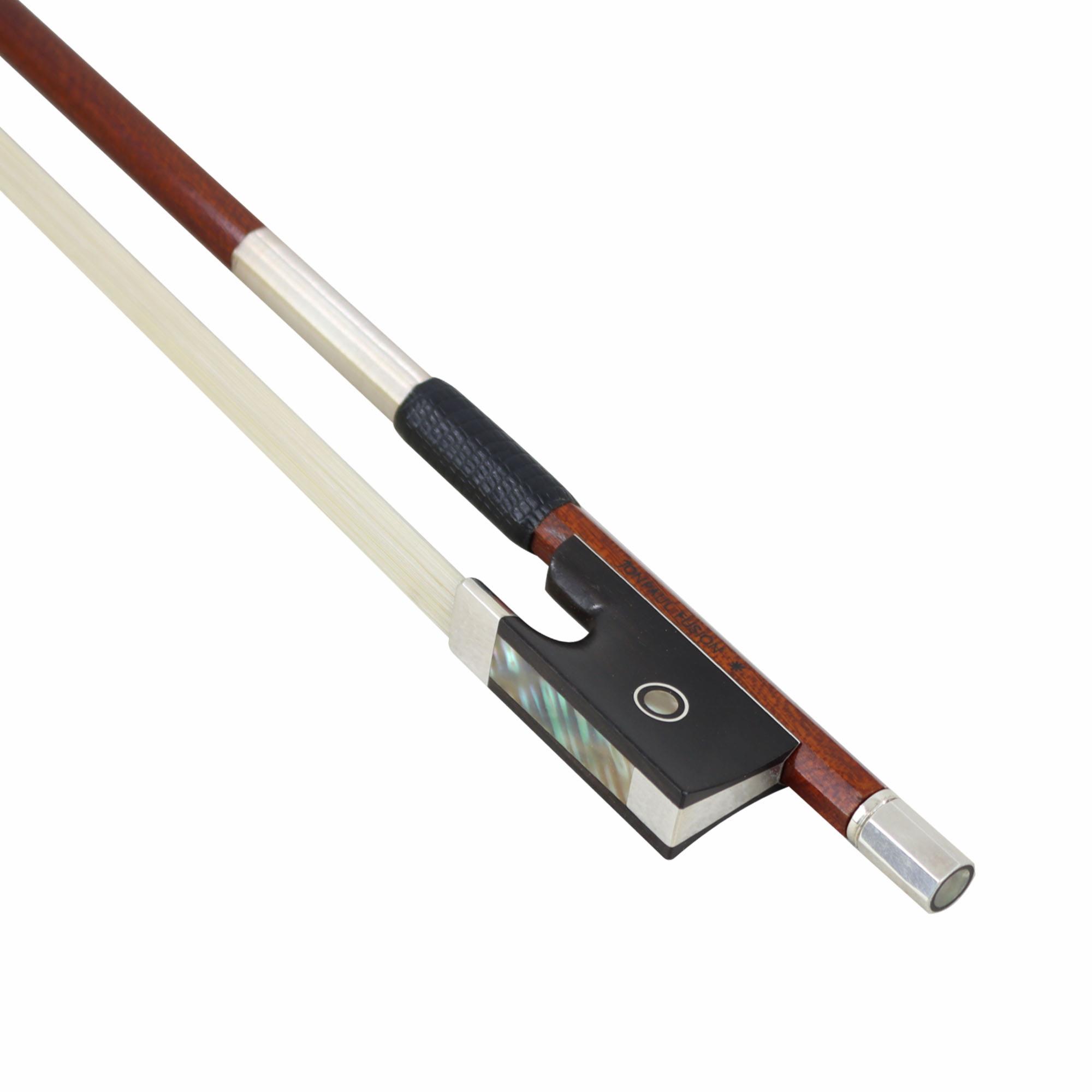 JonPaul Bows Fusion Carbon Fiber/Wood Hybrid Violin Bow w/Silver Winding