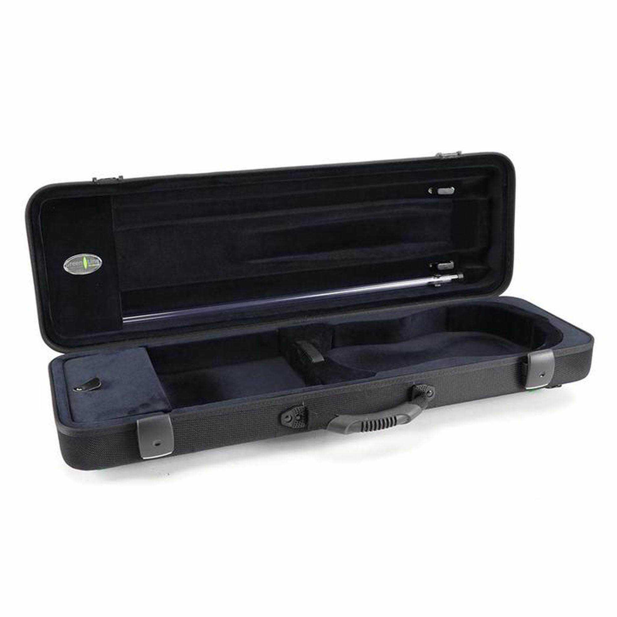 Jakob Winter Greenline Oblong Violin Case w/Detachable Pocket