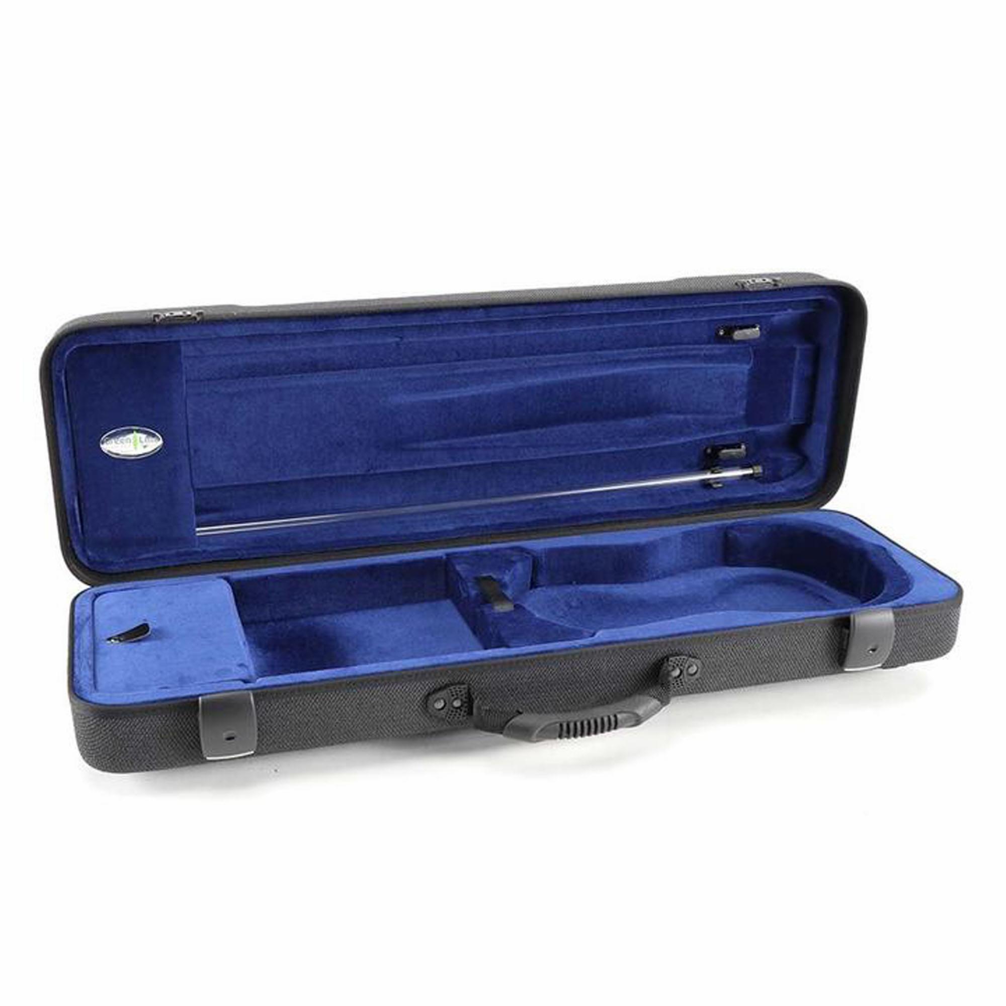 Jakob Winter Greenline Oblong Violin Case w/Detachable Pocket