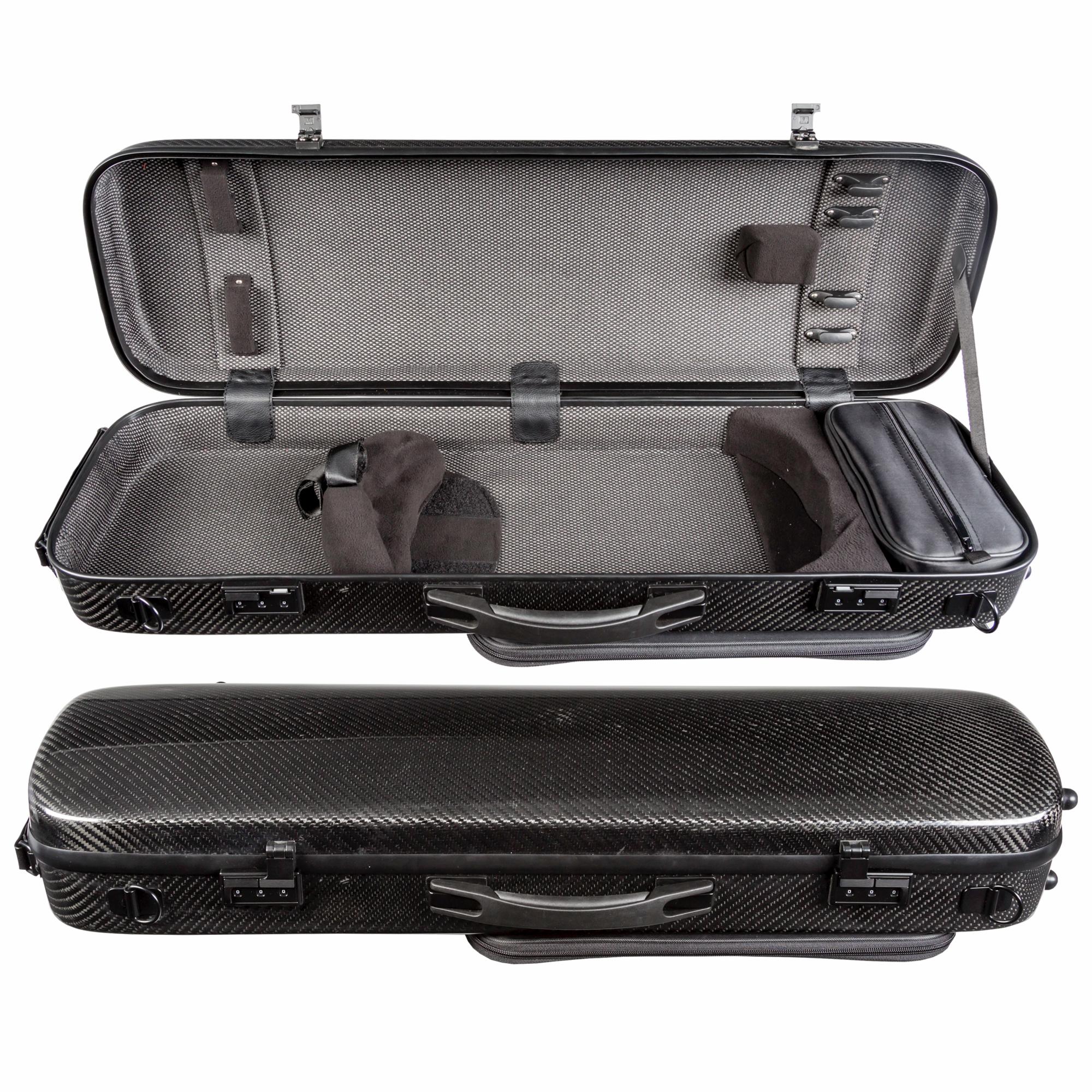 Oxford OX815 Carbon Weave Oblong Violin Case