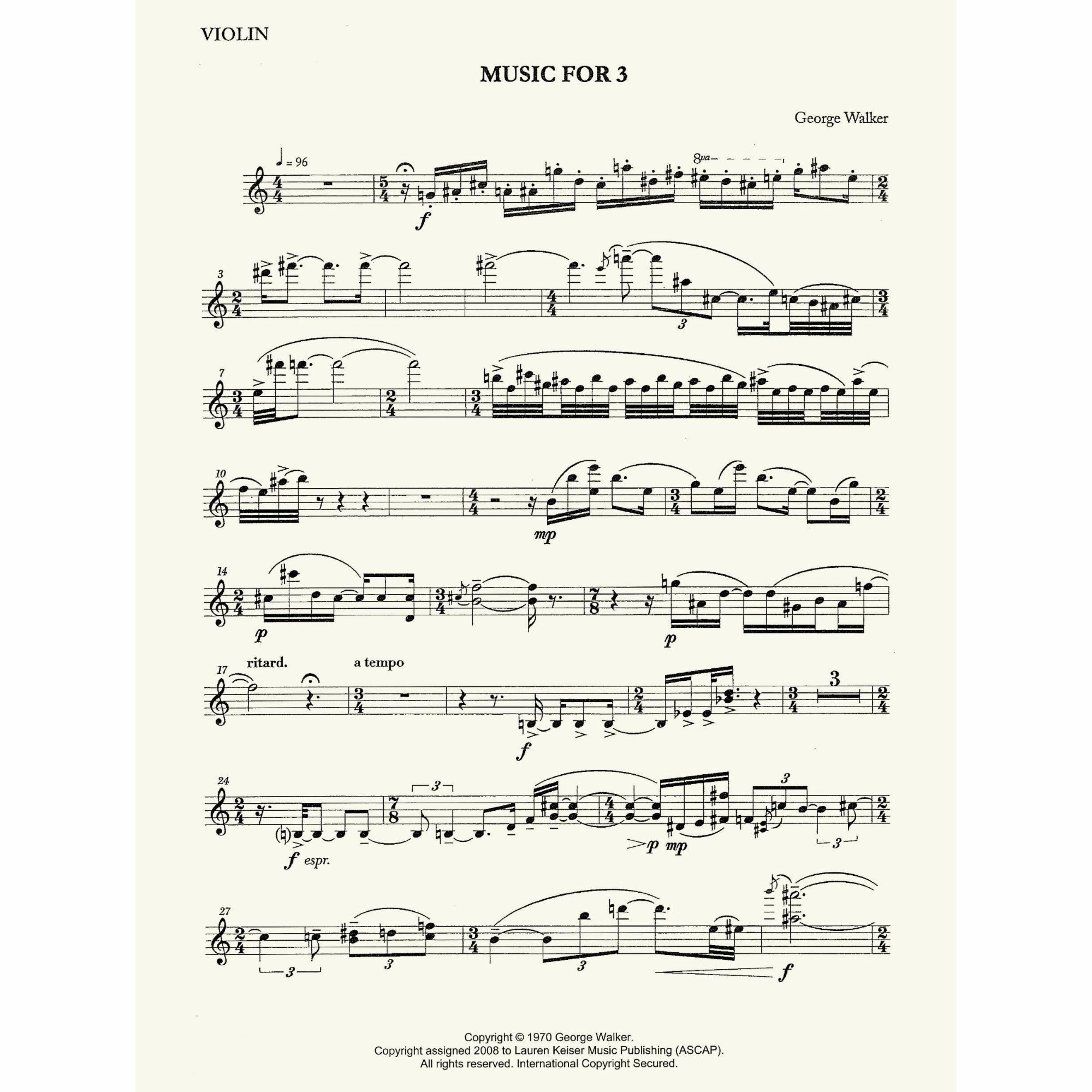 Sample: Violin (Pg. 1)