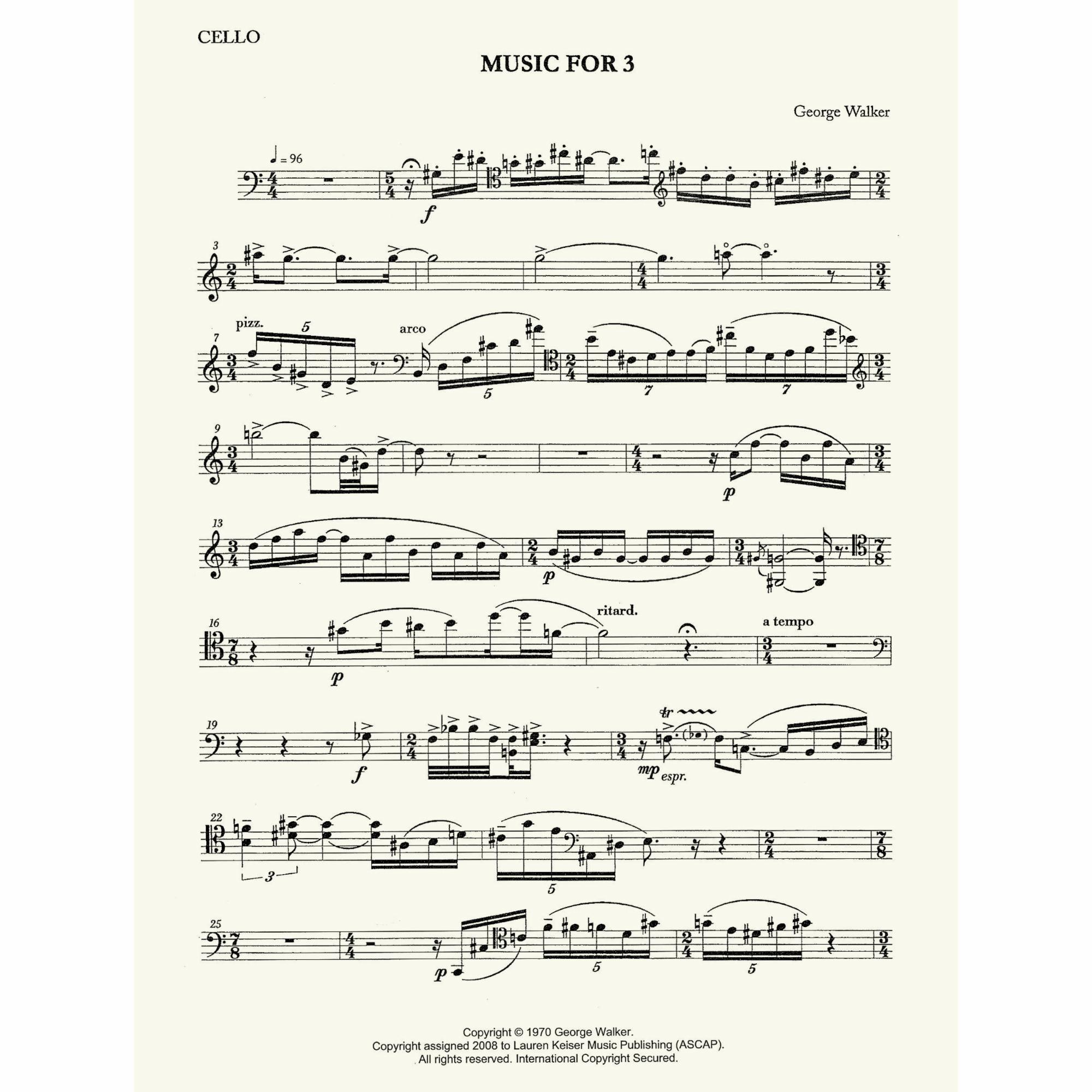 Sample: Cello (Pg. 1)