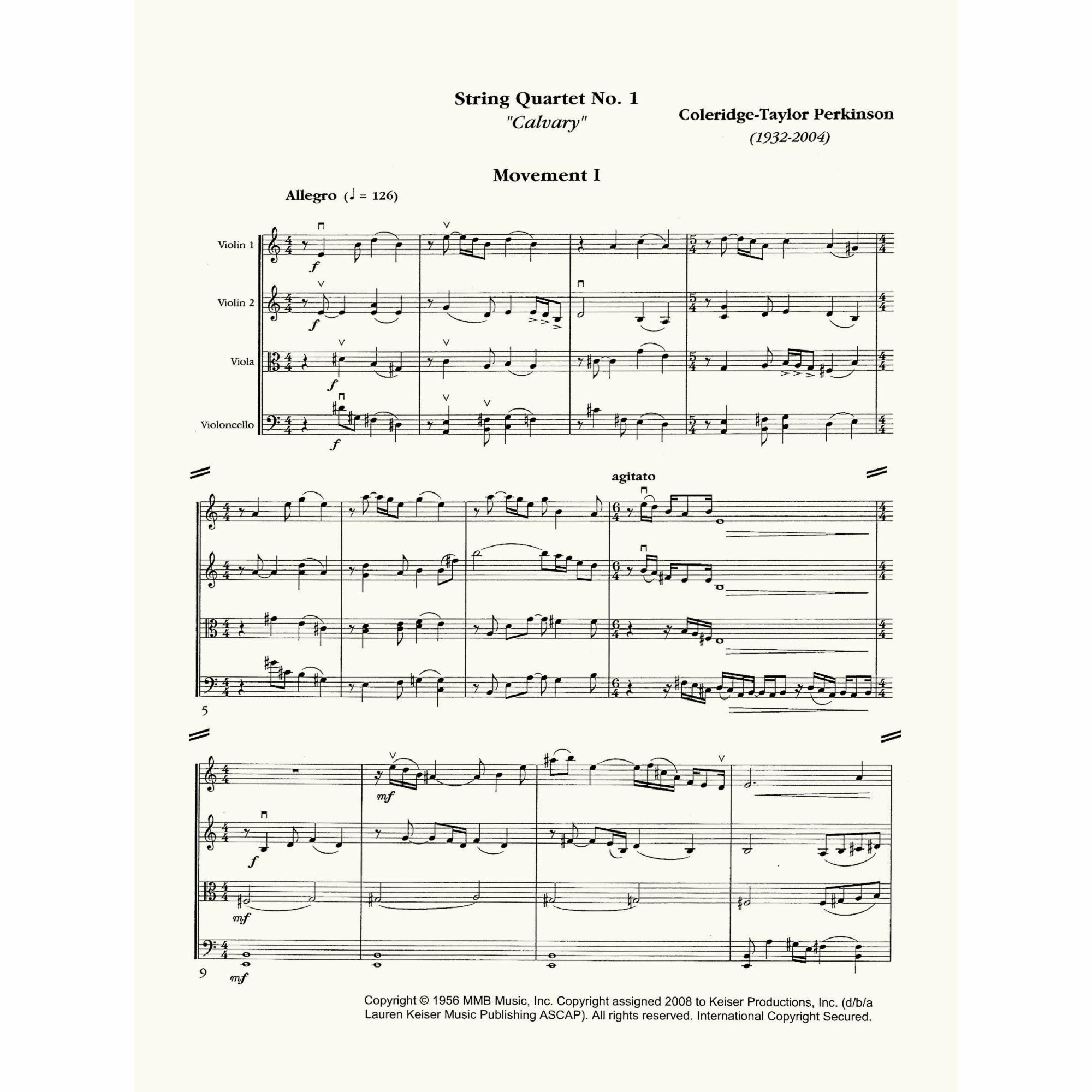 Sample: Score (Pg. 1)