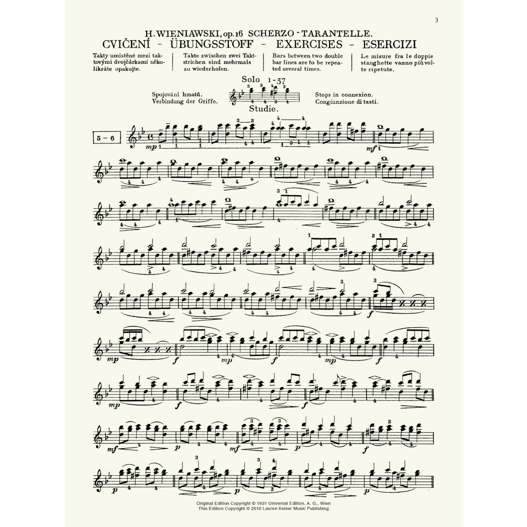 Sample: Op. 16 (Pg. 3)