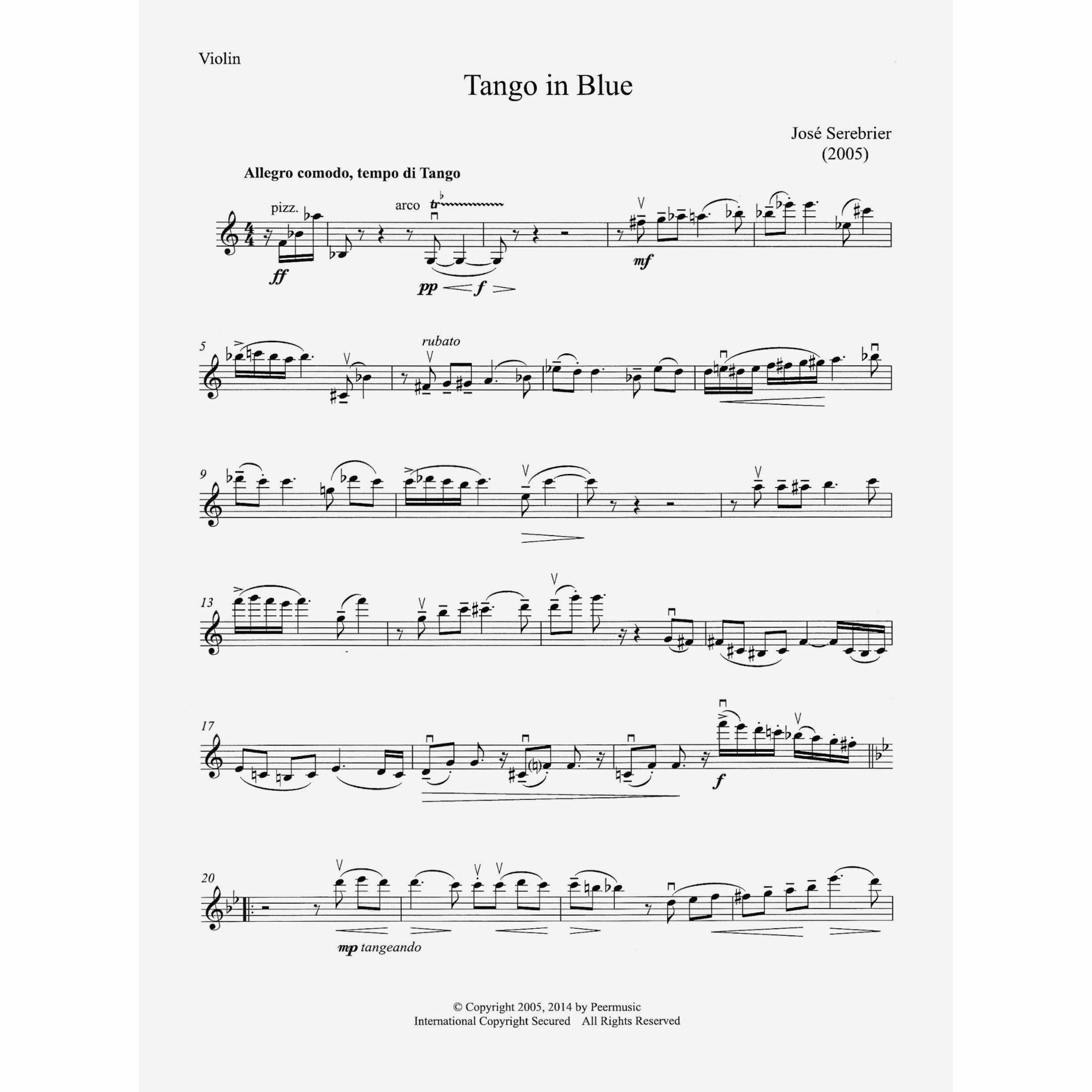 Sample: Violin (Pg. 1)