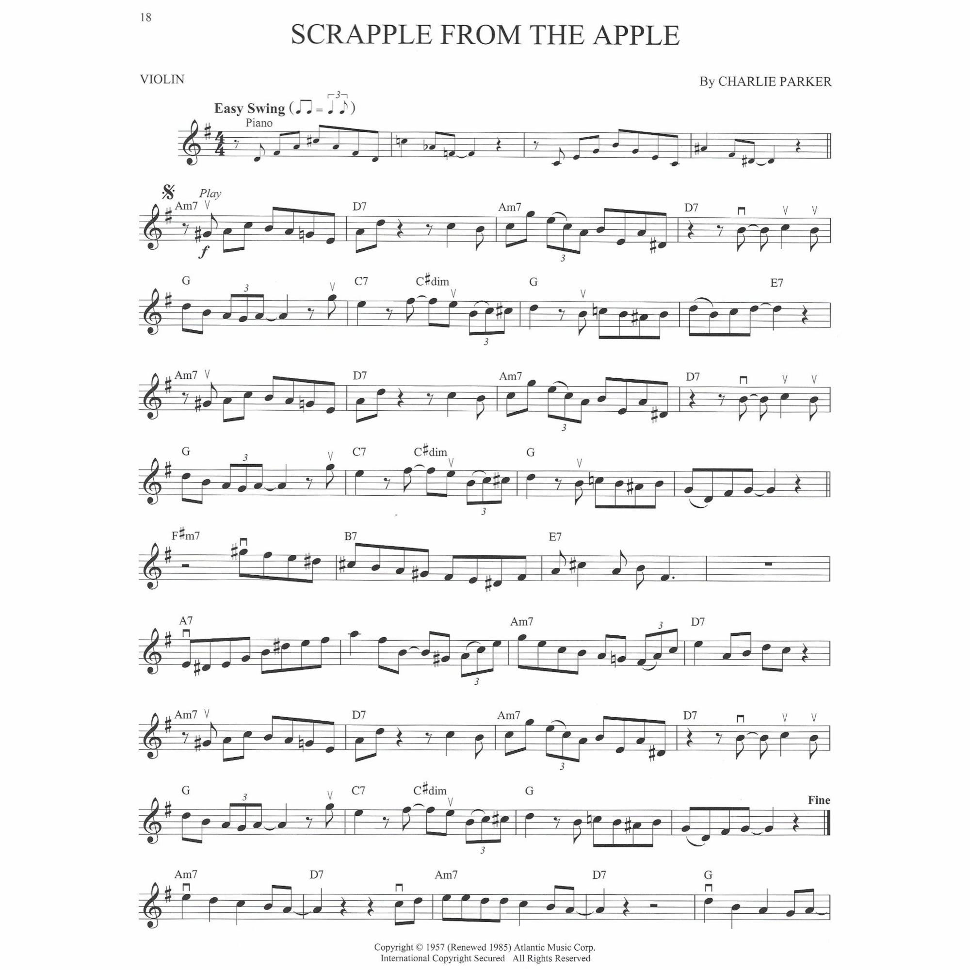 Sample: Violin (Pg. 18)