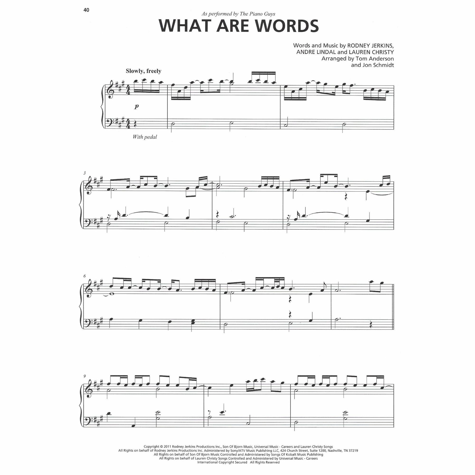 Sample: Piano (Pg. 40)