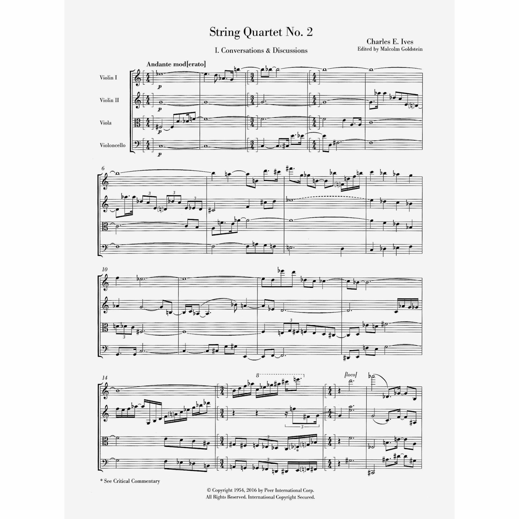 Sample: Score (Pg. 1)