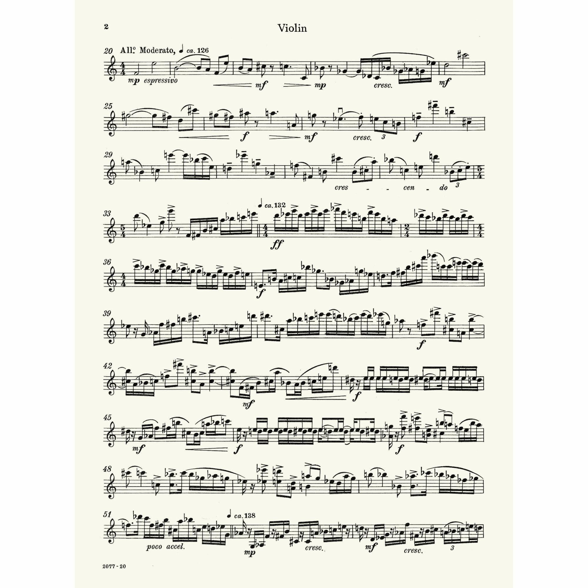 Sample: Violin (Pg. 2)