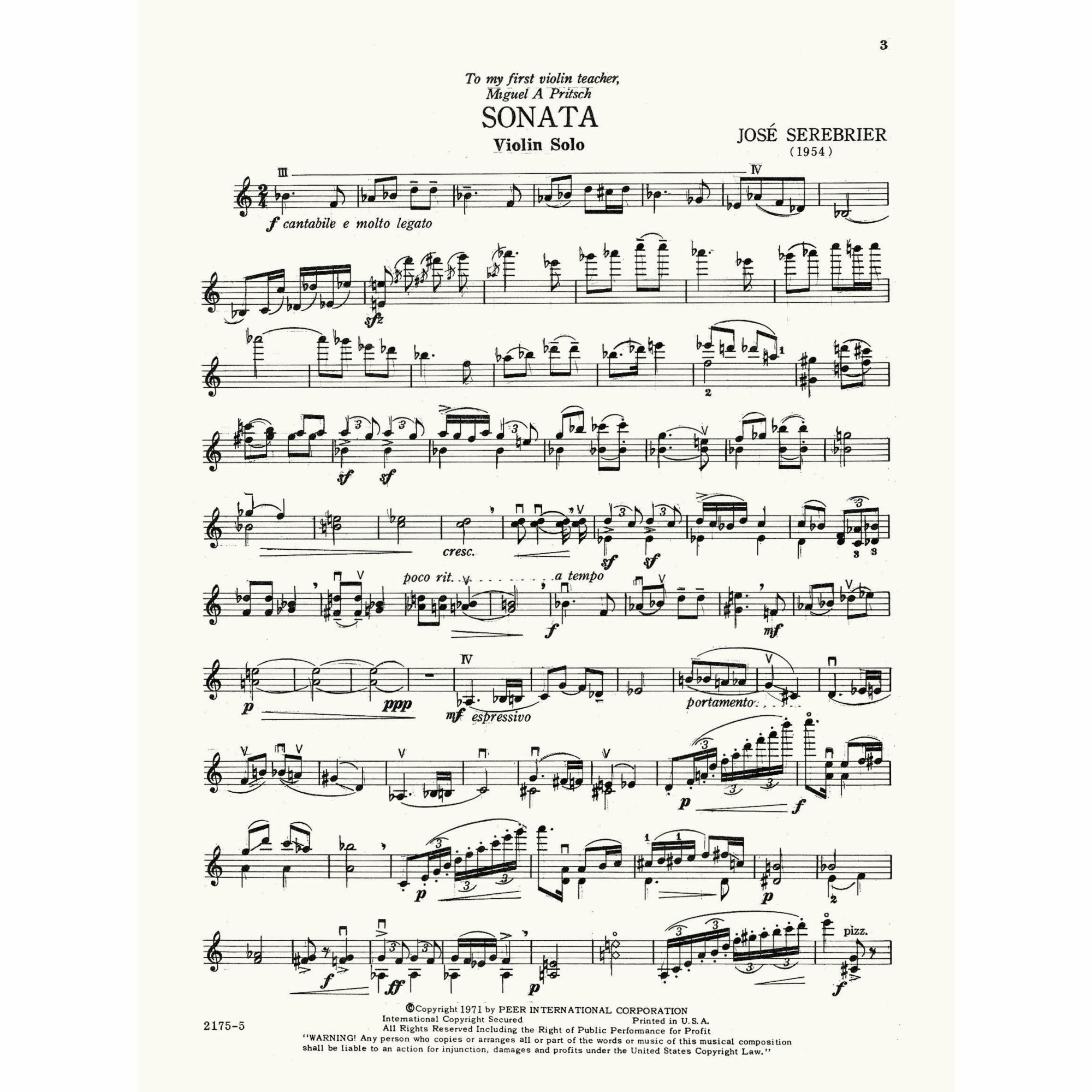 Sample: Violin (Pg. 3)