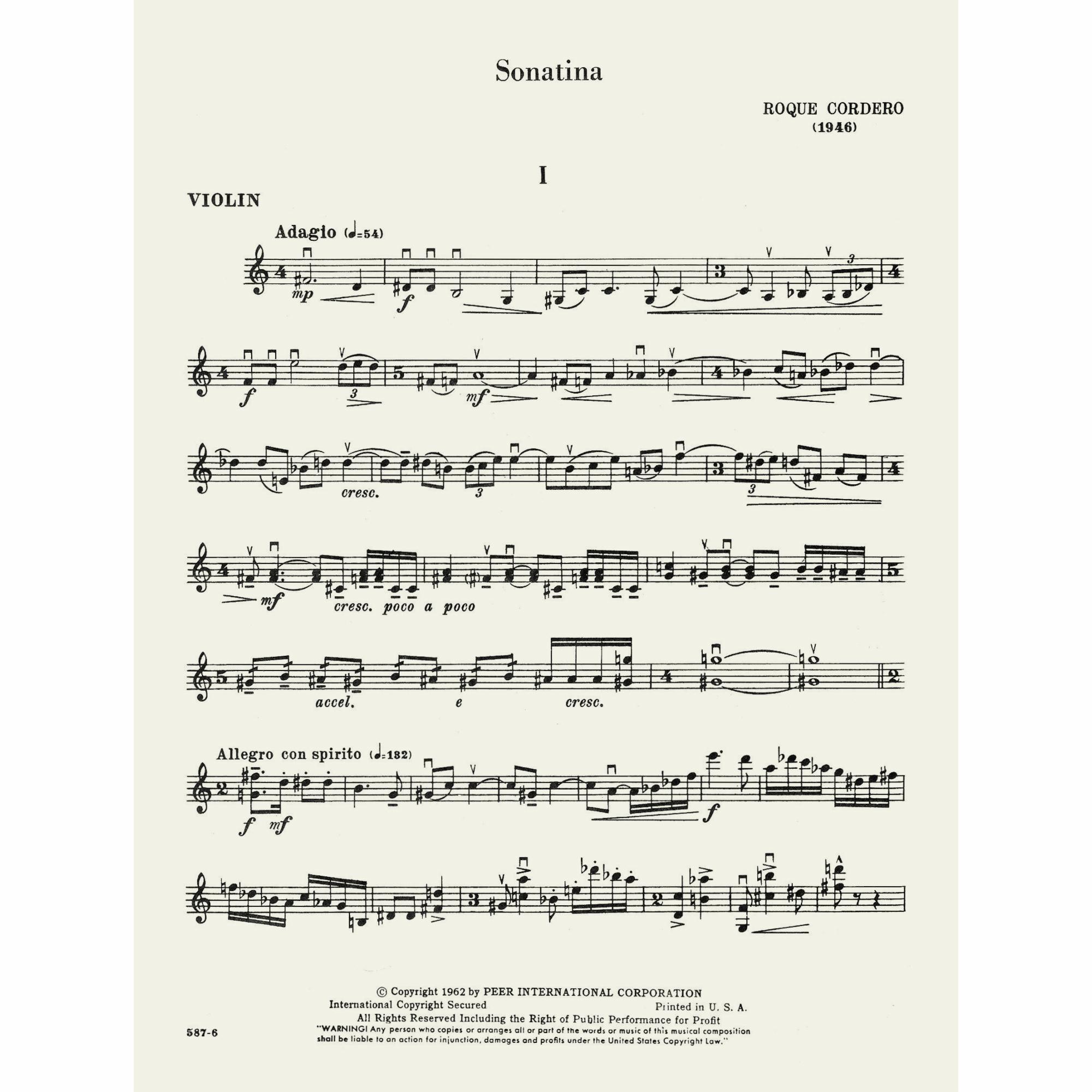 Sample: Violin (Pg. 1)