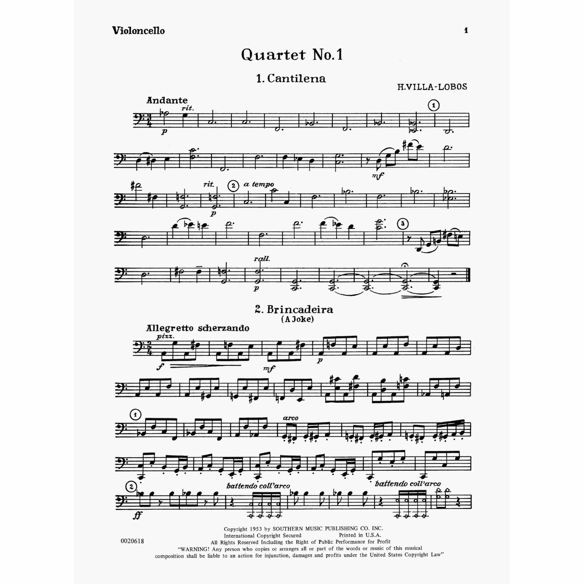 Sample: Cello (Pg. 1)