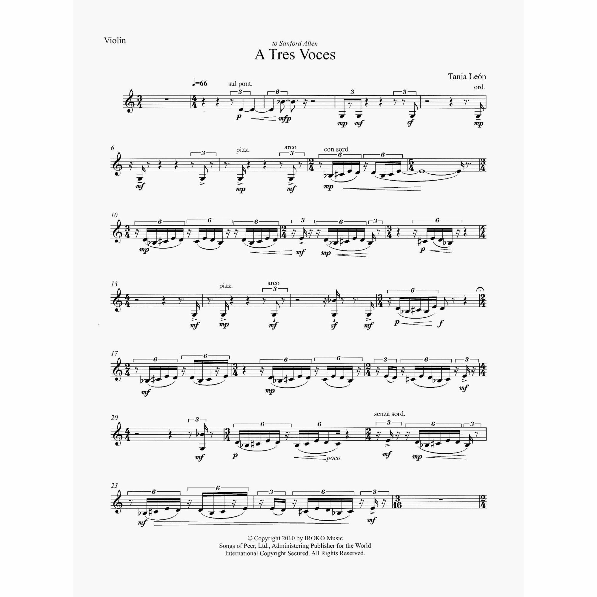 Sample: Violin (Pg. 1)