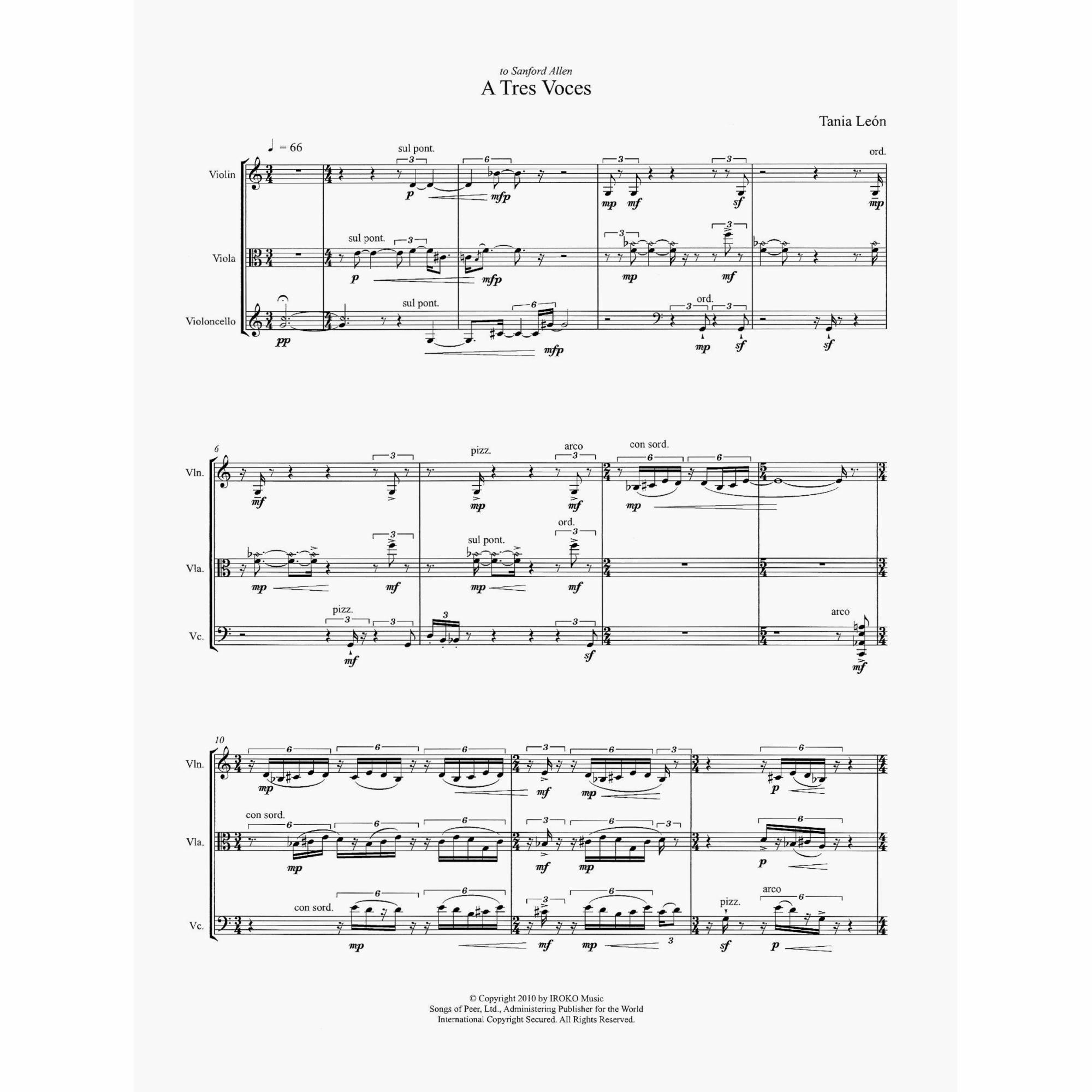 Sample: Score (Pg. 1)