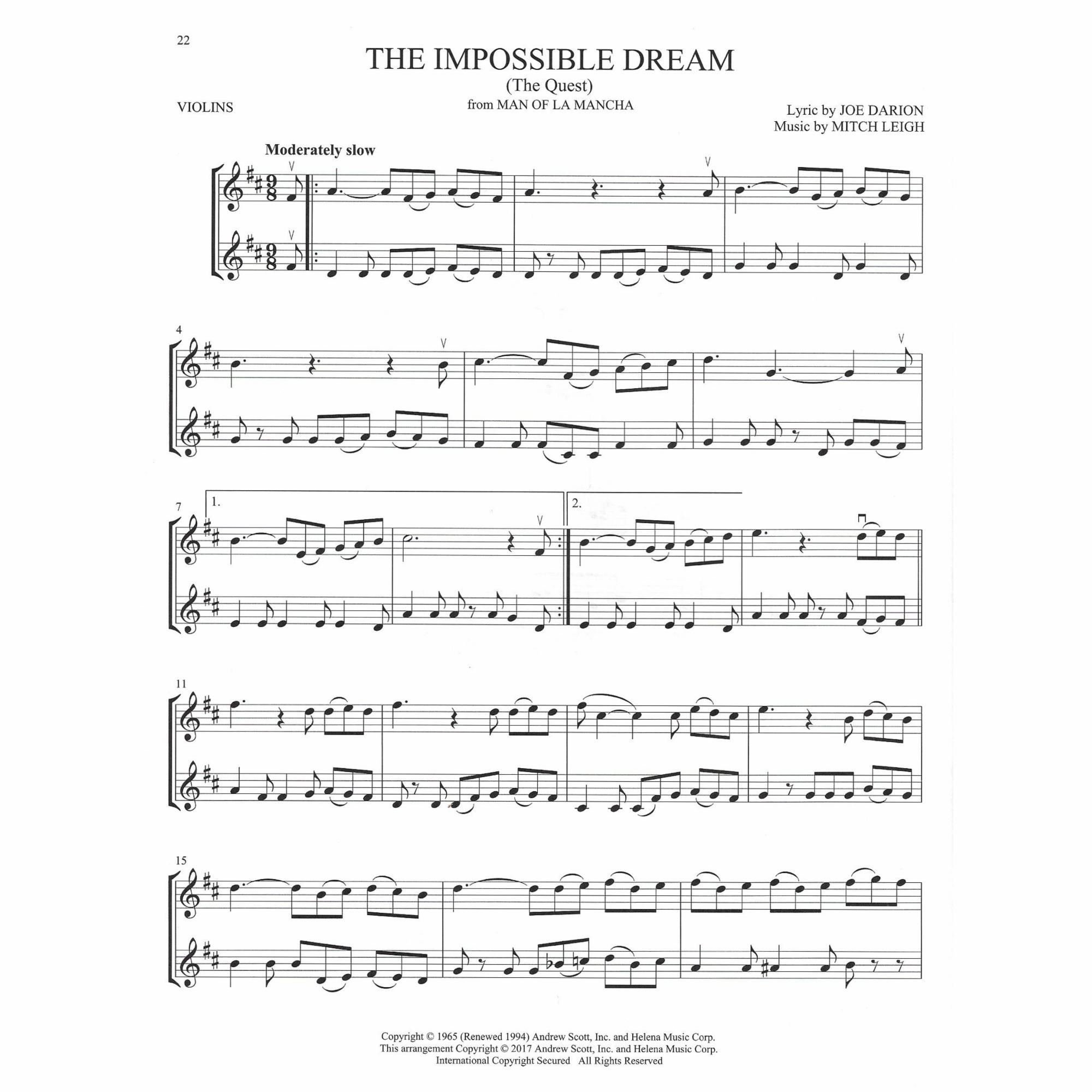 Sample: Two Violins (Pg. 22)