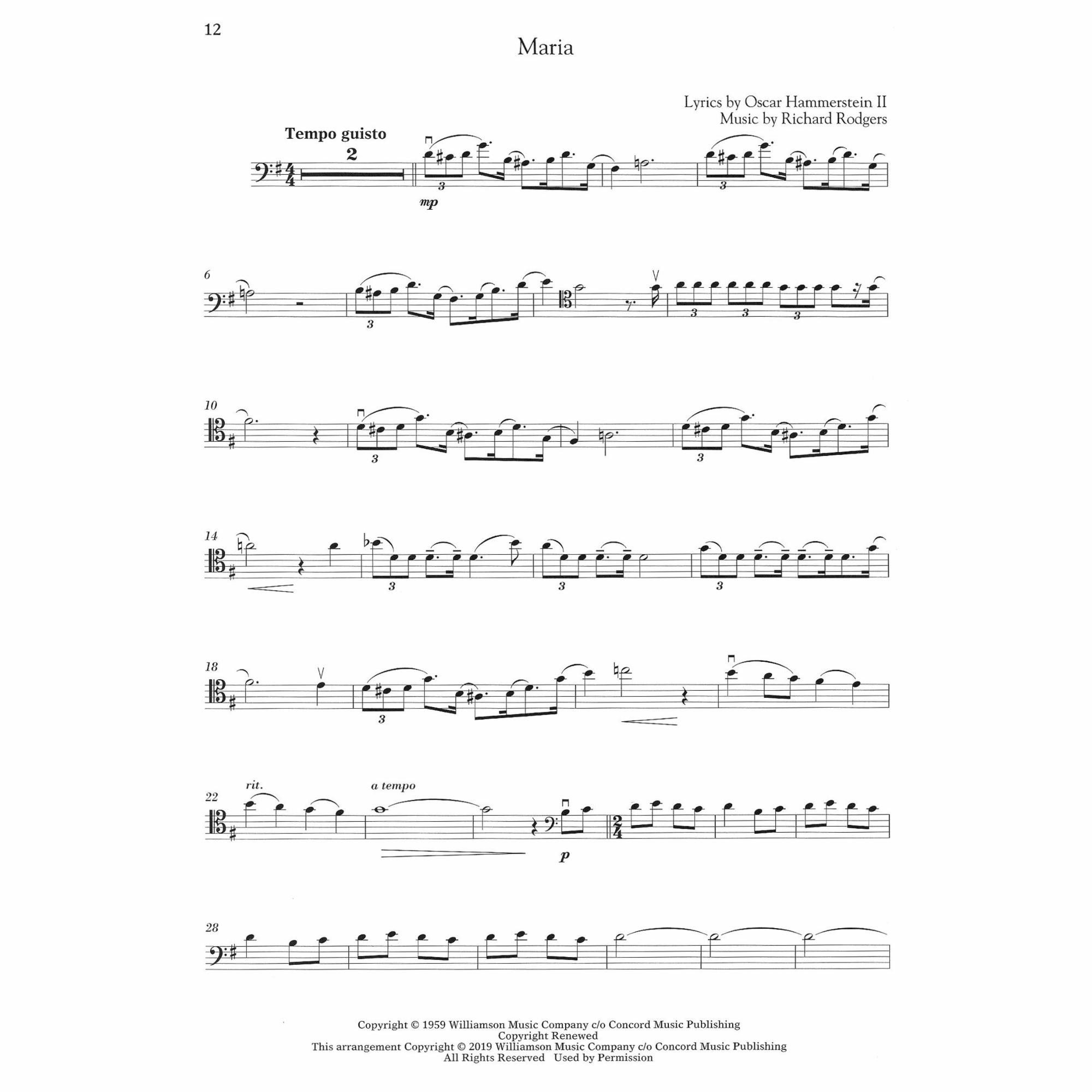 Sample: Cello (Pg. 12)