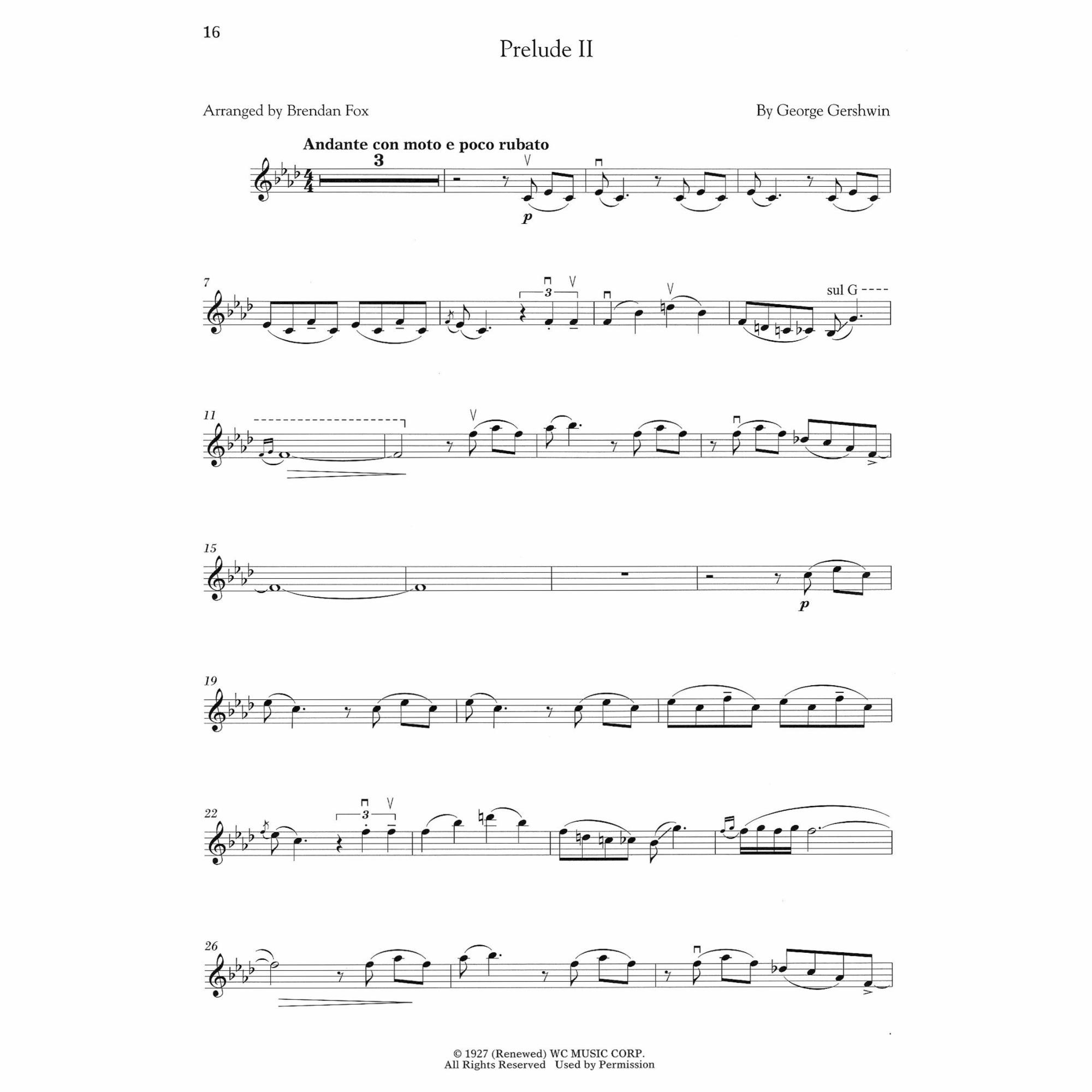 Sample: Violin Part (Pg. 16)