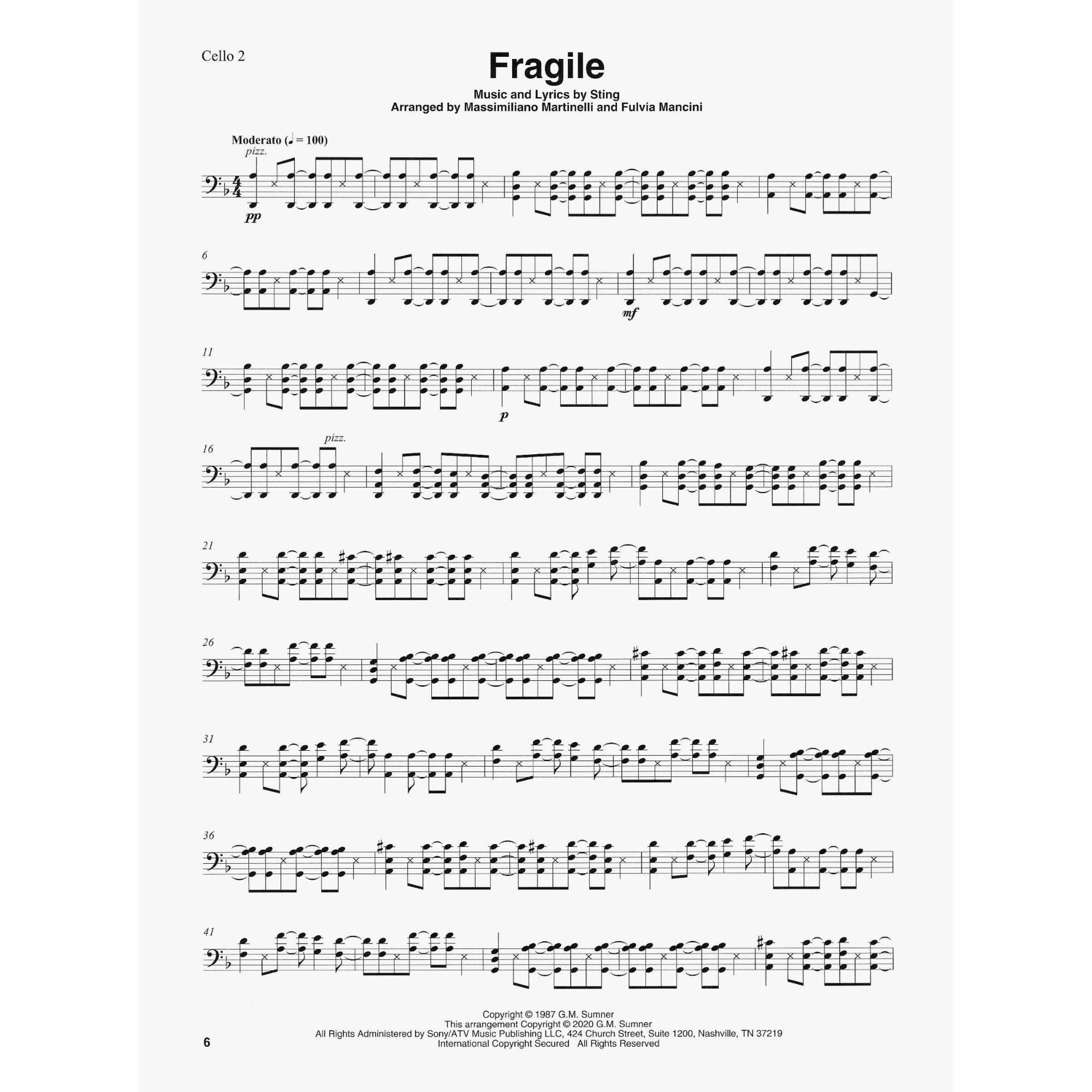 Sample: Cello II (Pg. 6)