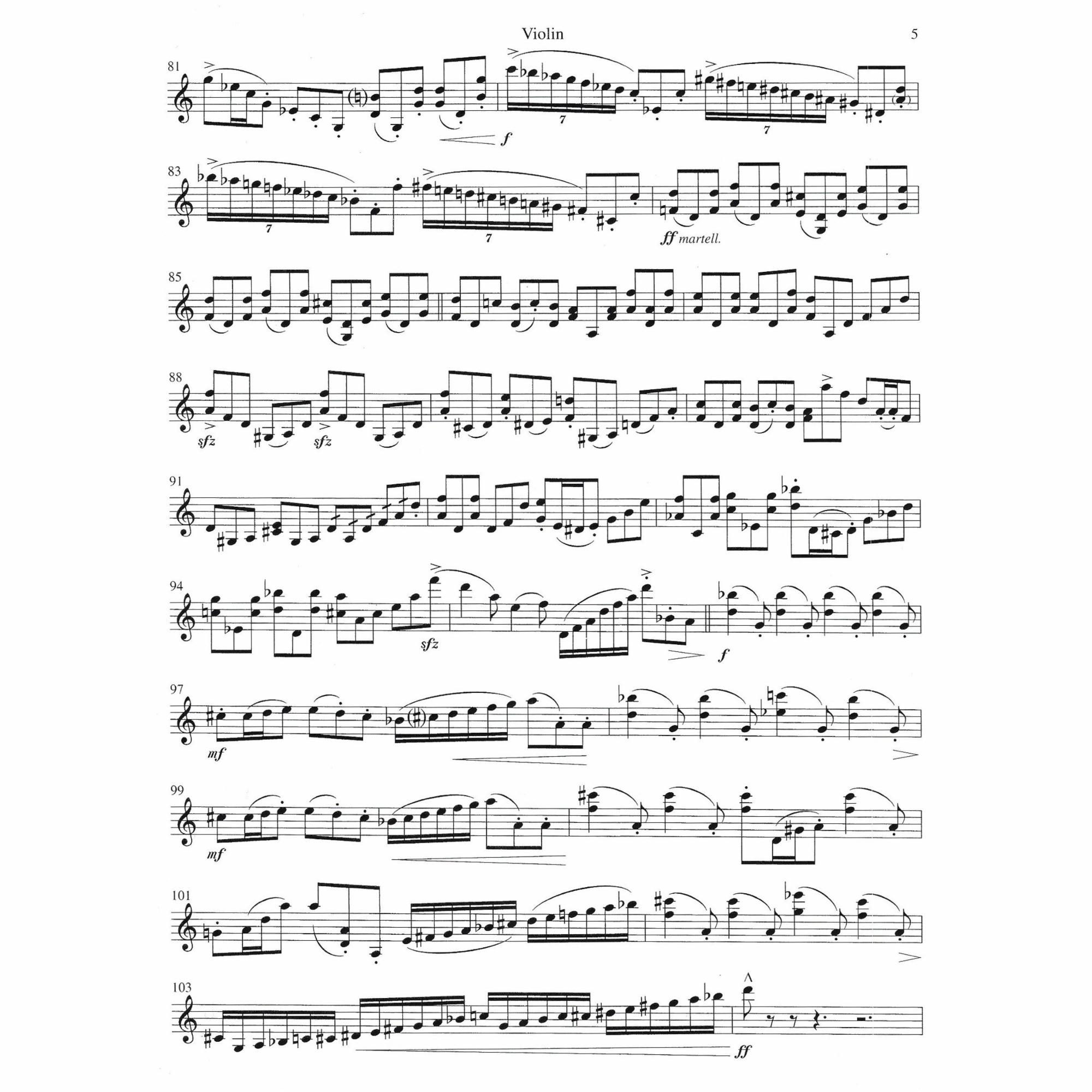 Sample: Violin (Pg. 5)