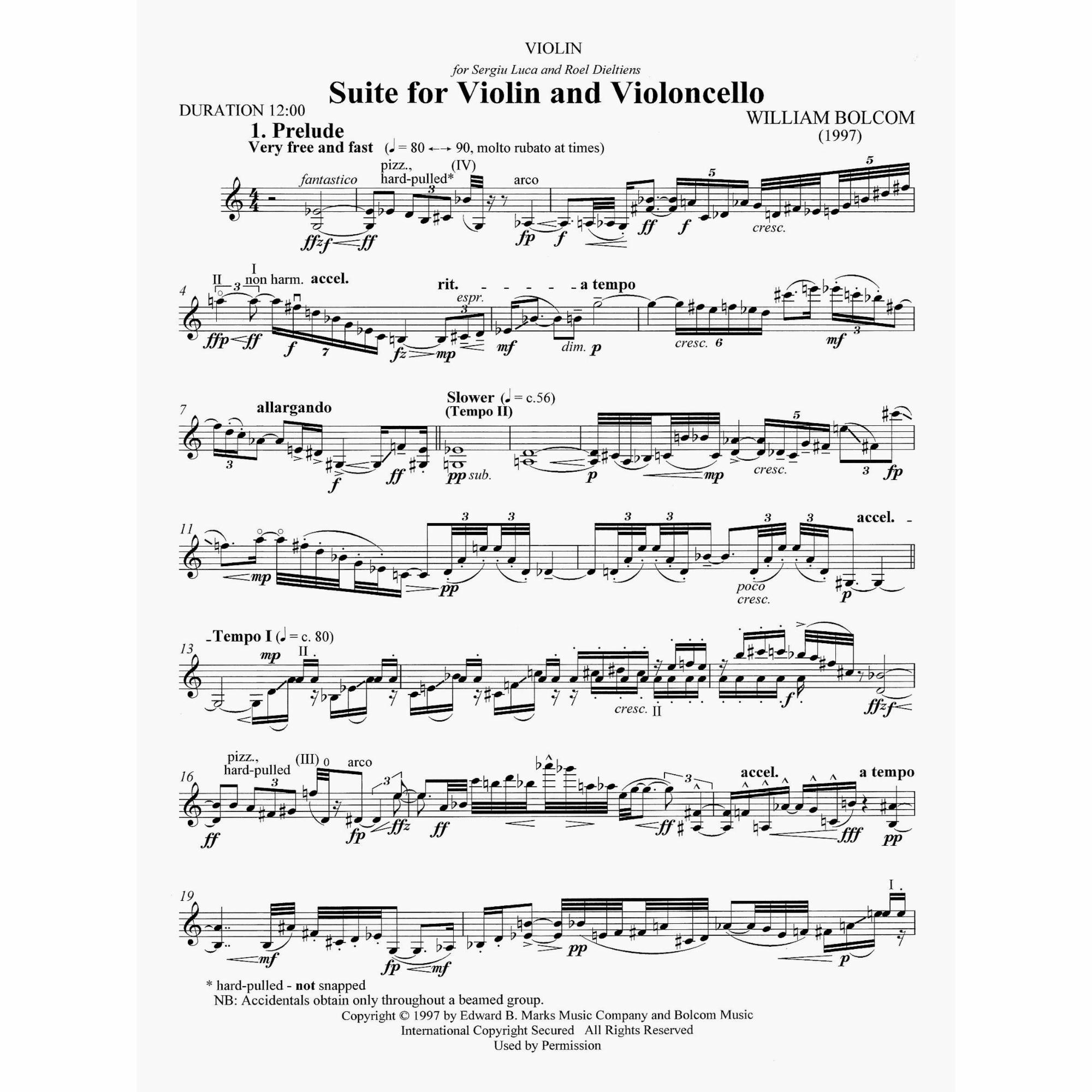 Sample: Violin Part