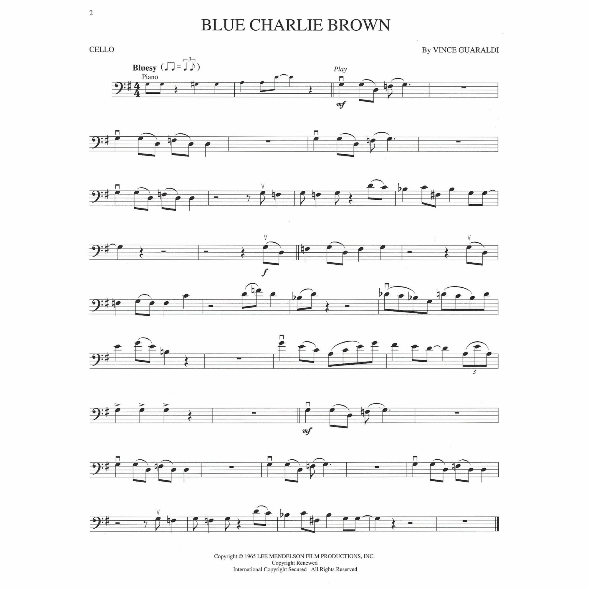 Sample: Cello (Pg. 10)