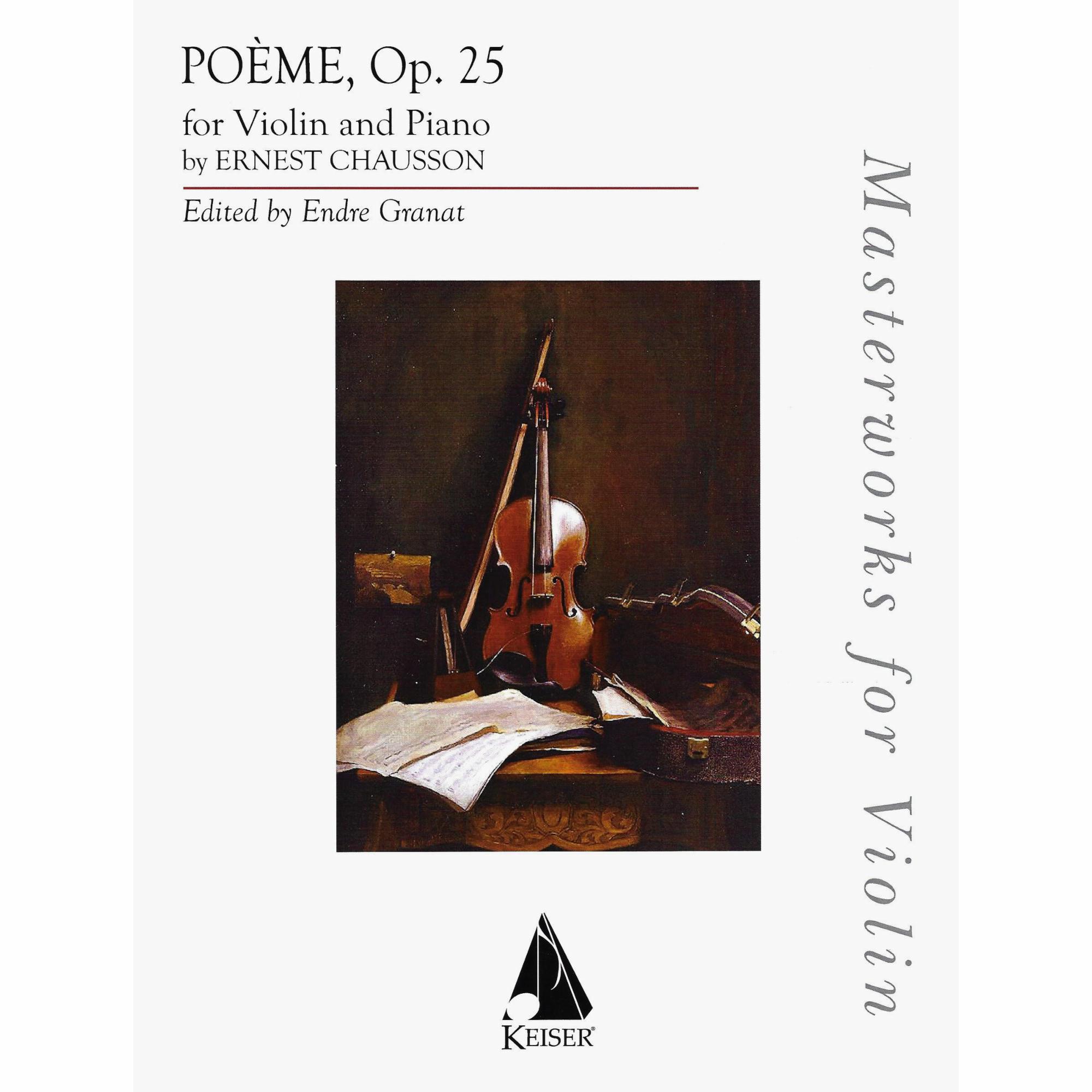 Chausson -- Poeme, Op. 25 for Violin and Piano