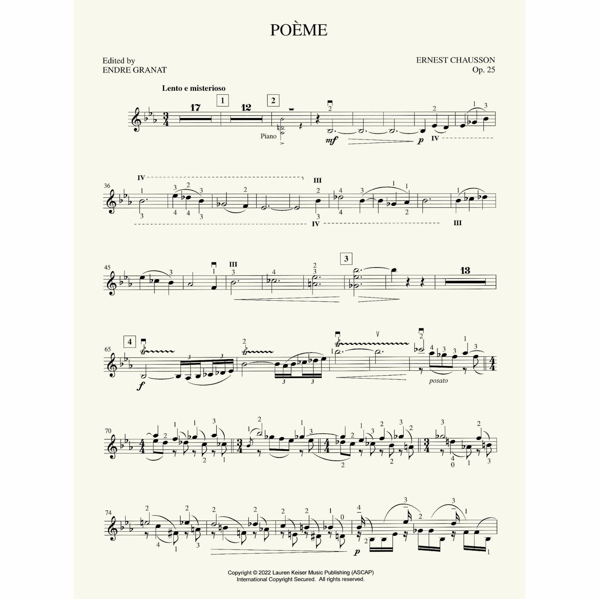 Sample: Violin Part