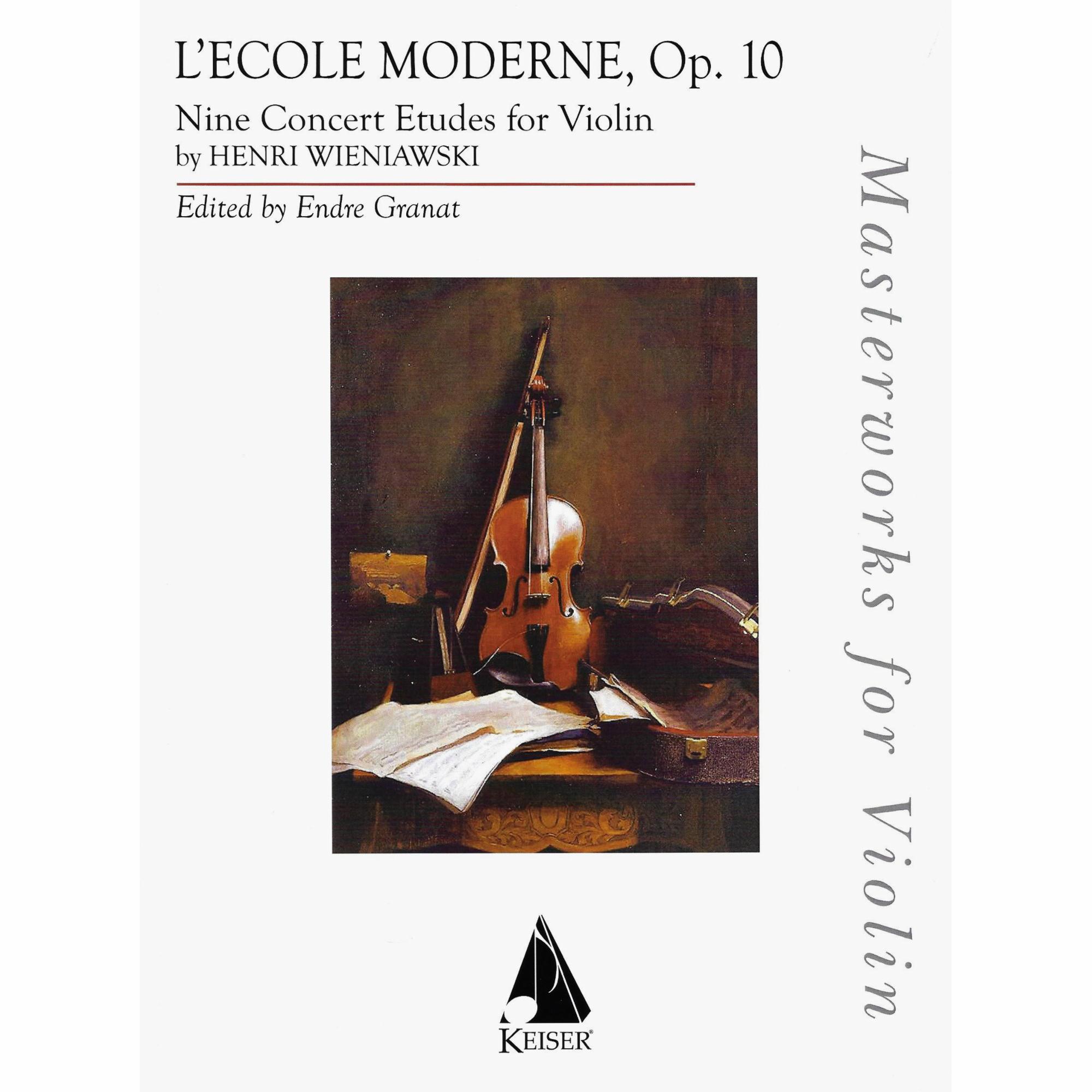 Wieniawski -- L'Ecole Moderne, Op. 10 for Violin