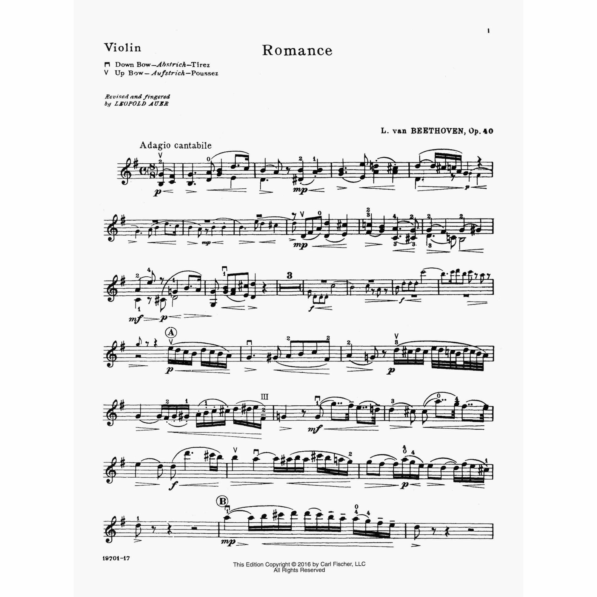 Sample: Violin (Pg. 1)