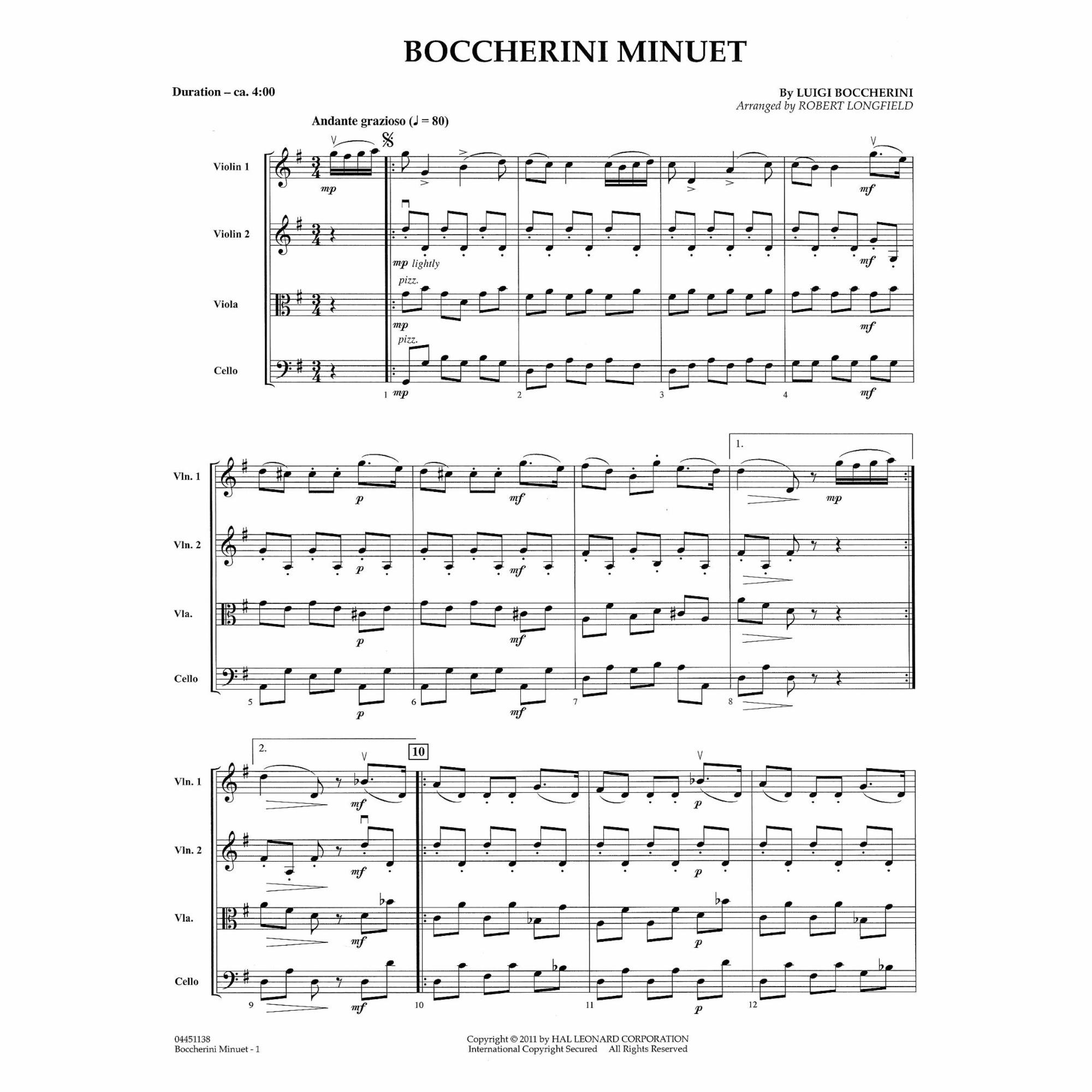 Sample: Score (Pg. 1)