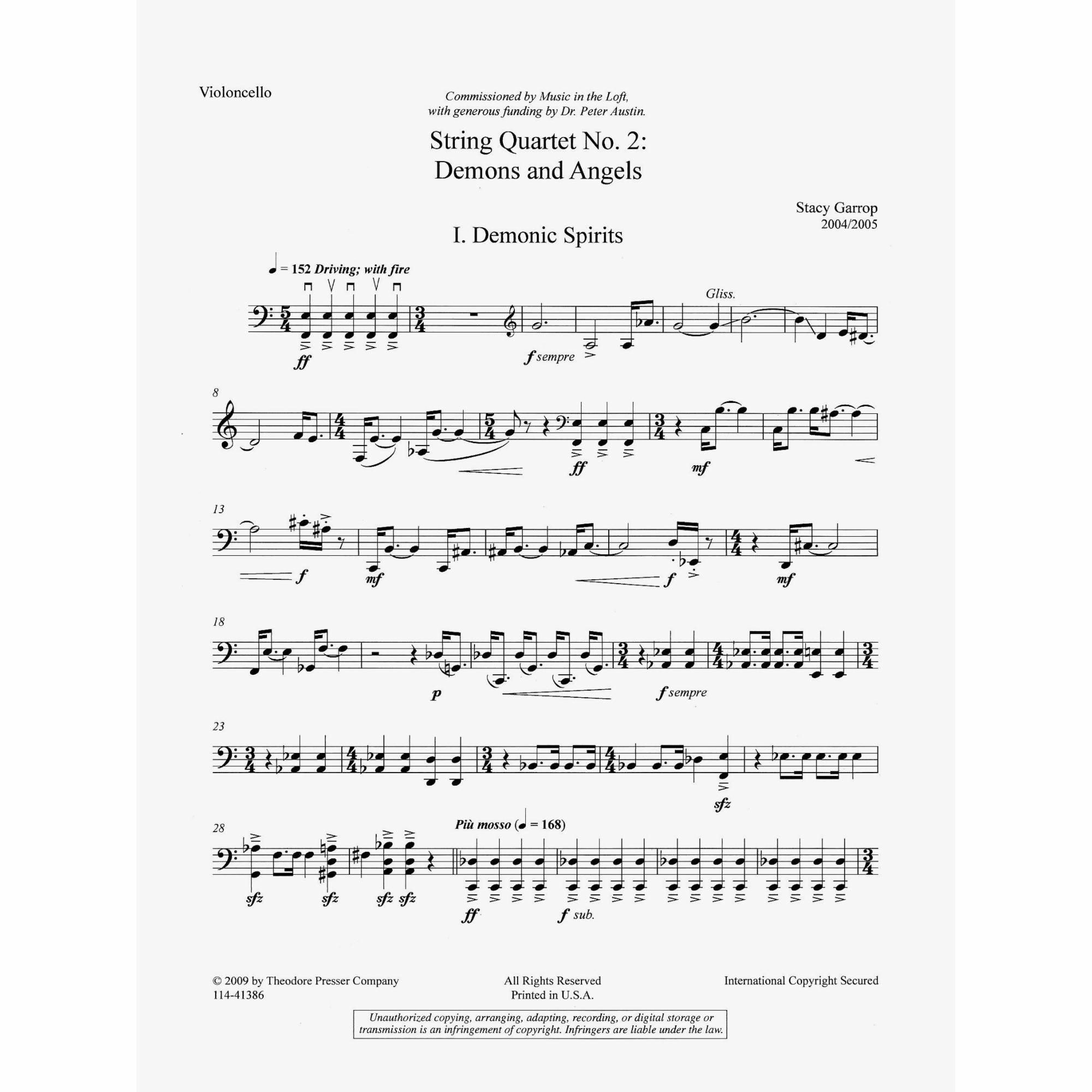 Sample: Cello (Pg. 4)