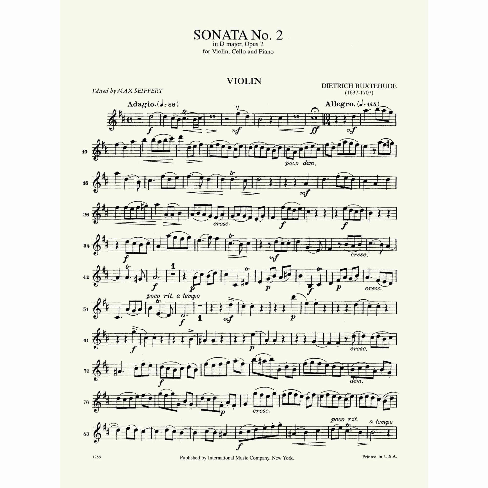 Sample: Violin (Pg. 1)