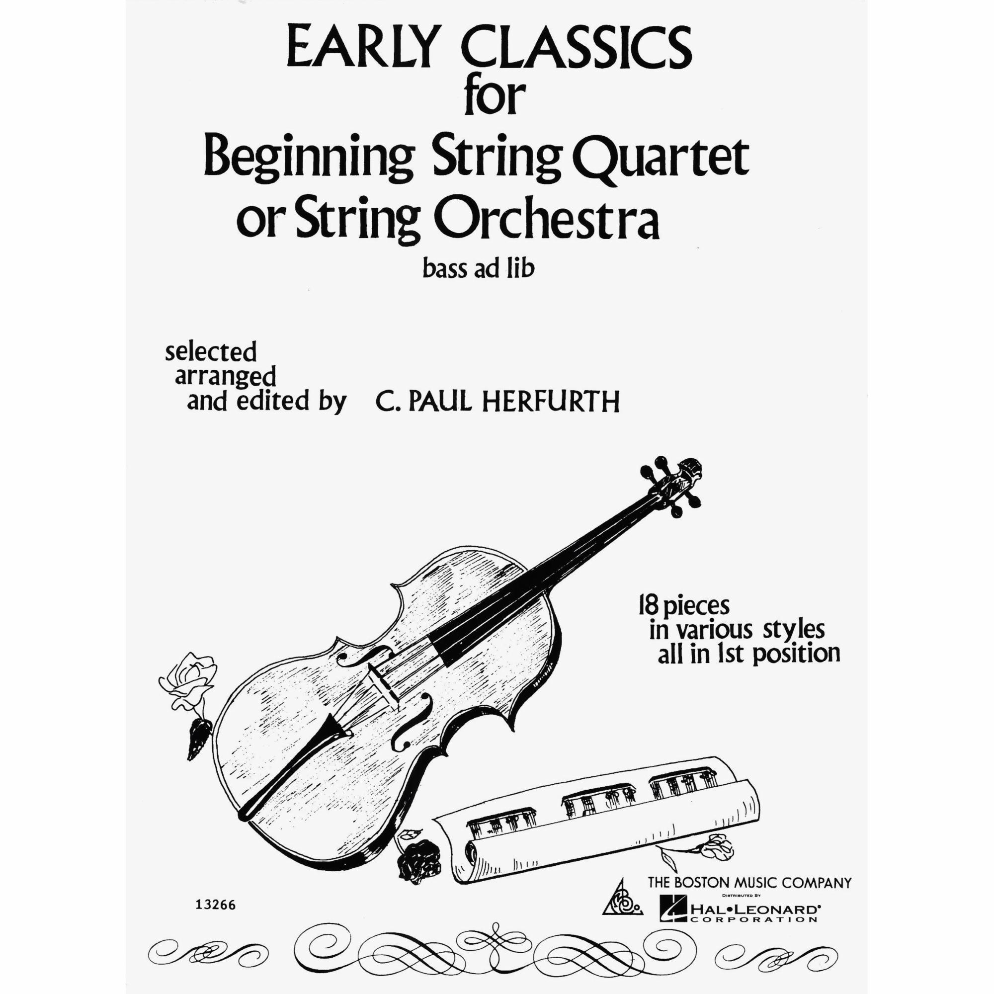 Early Classics for Beginning String Quartet