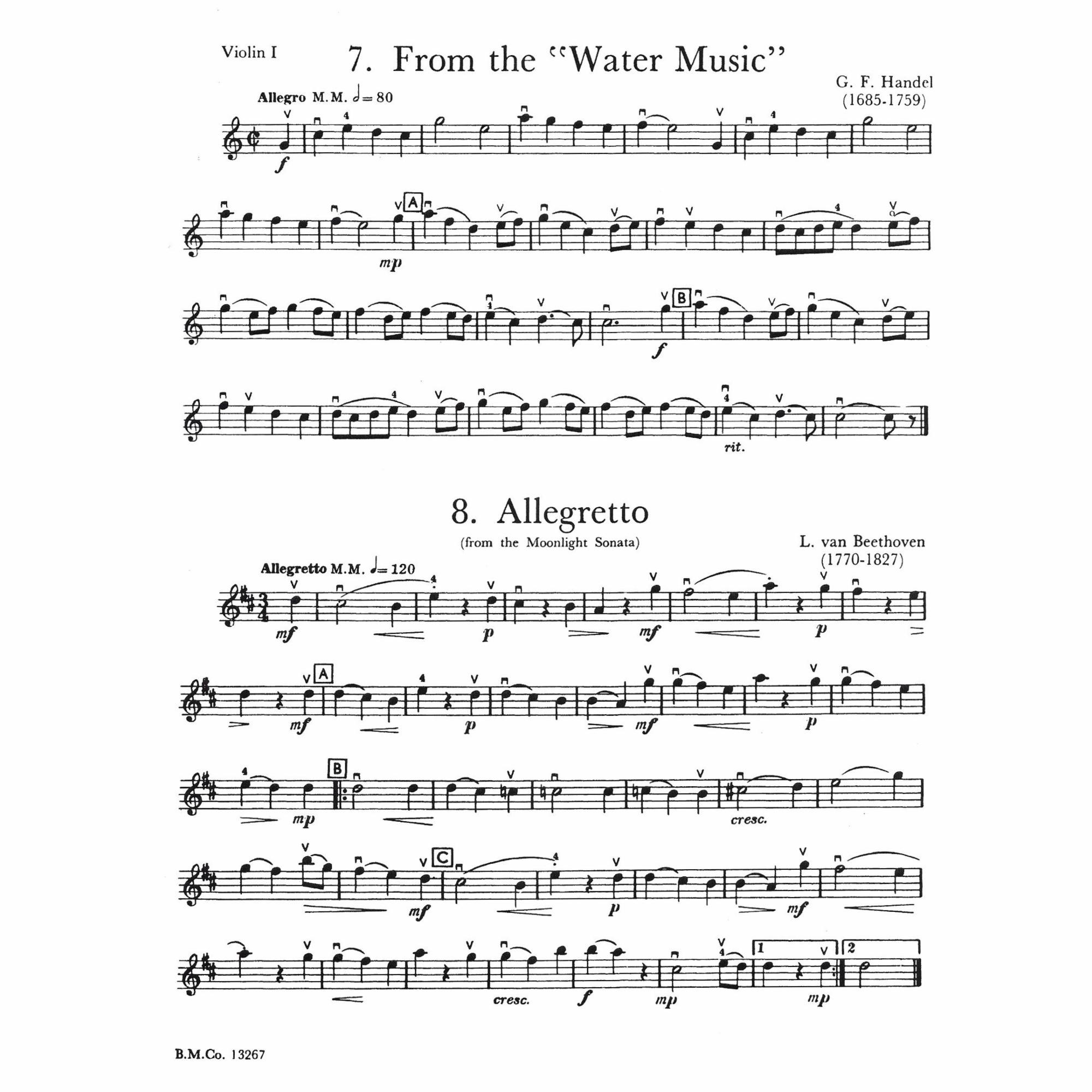 Sample: Violin I (Pg. 5)