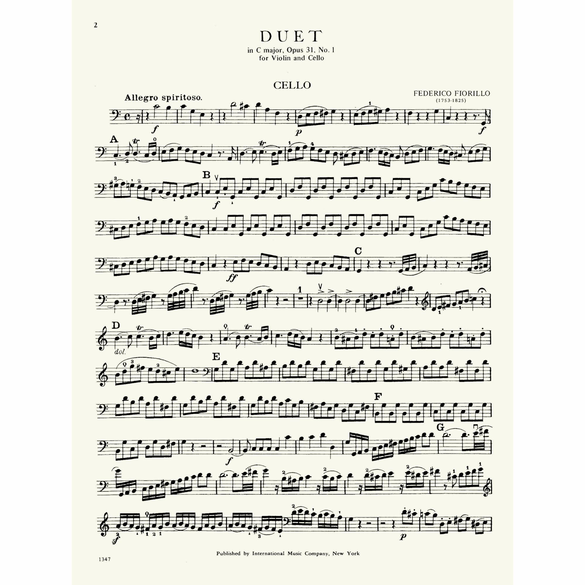 Sample: Cello (Pg. 2)