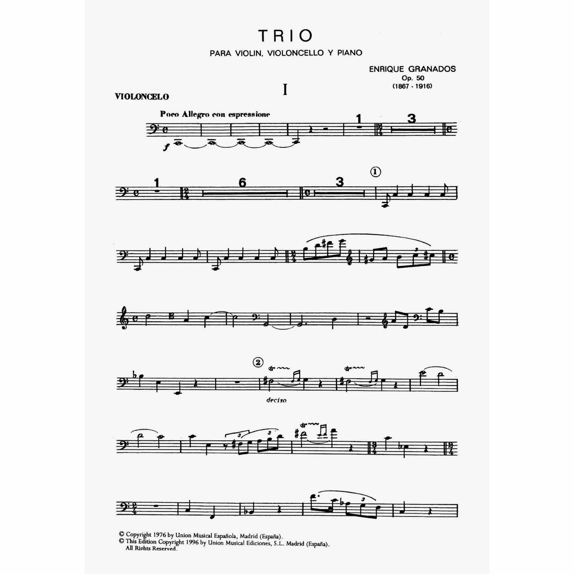 Sample: Cello (Pg. 1)