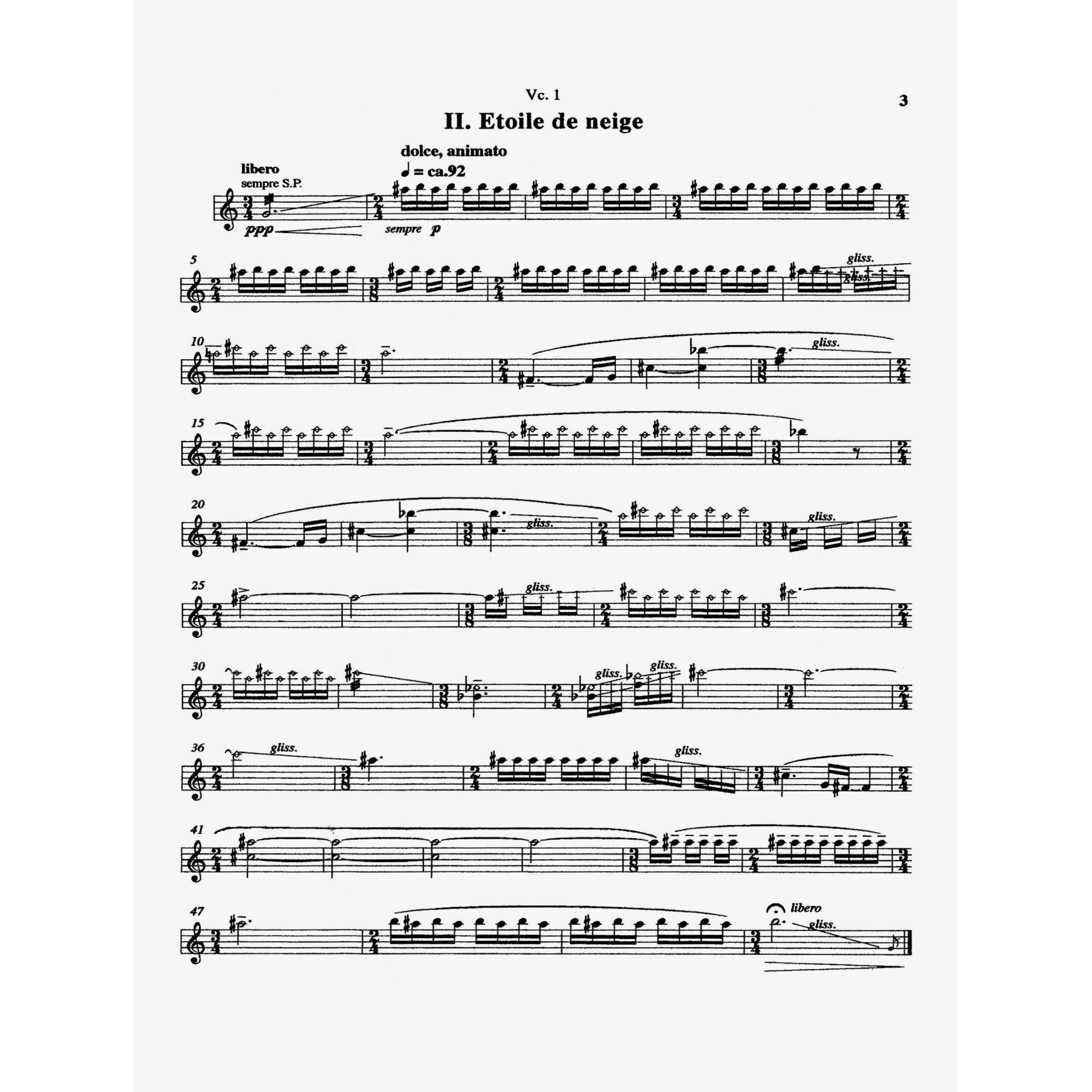 Sample: Cello I (Pg. 3)