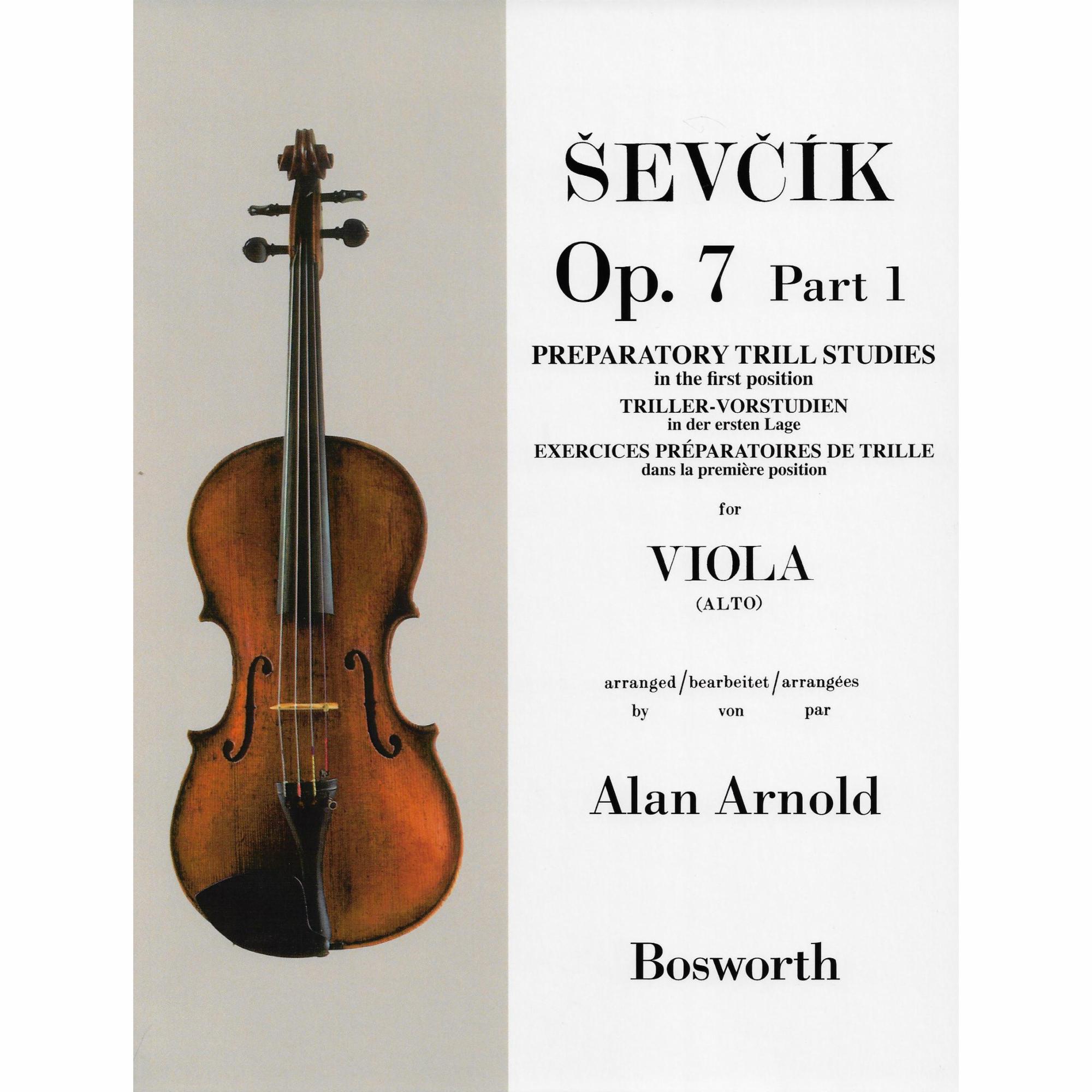 Sevcik -- Preparatory Trill Studies, Op. 7, Parts 1-2 for Viola