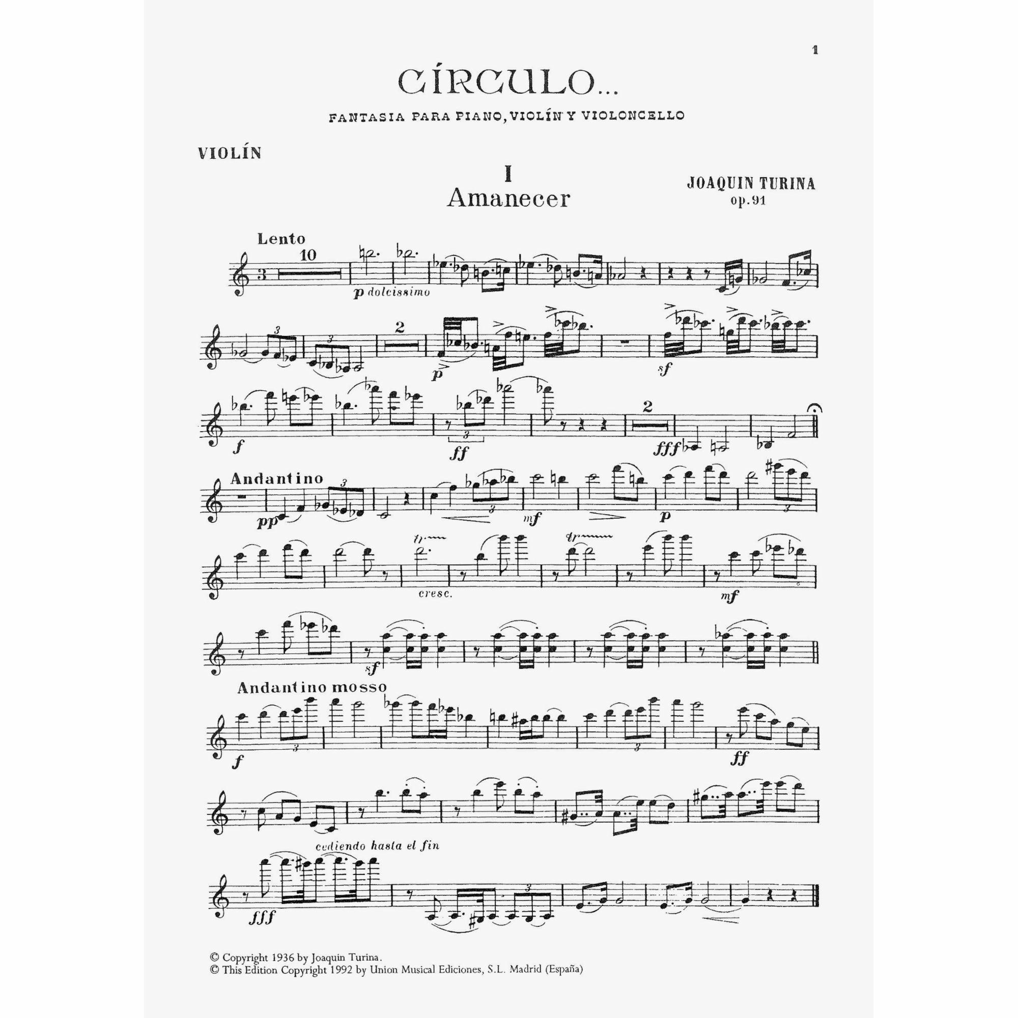 Sample: Violin (Pg. 1)