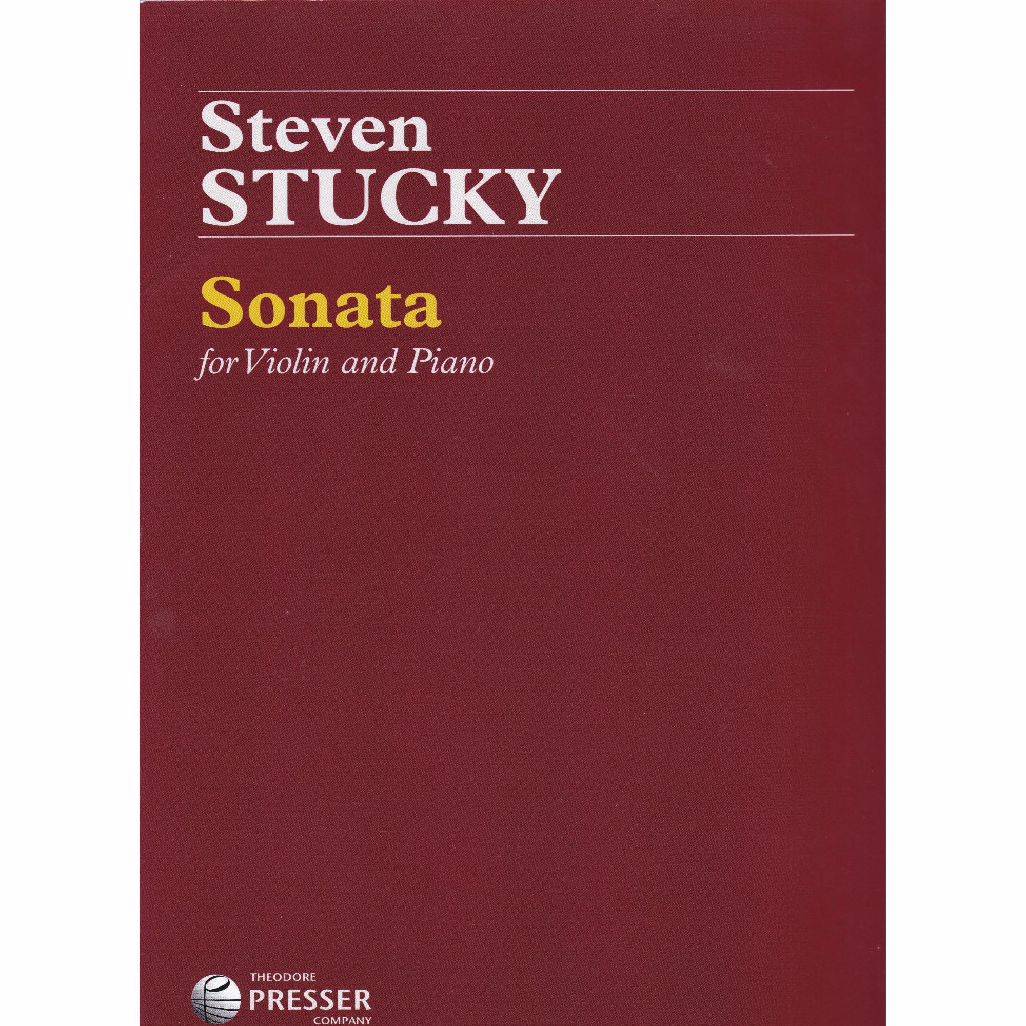 Stucky -- Sonata for Violin and Piano