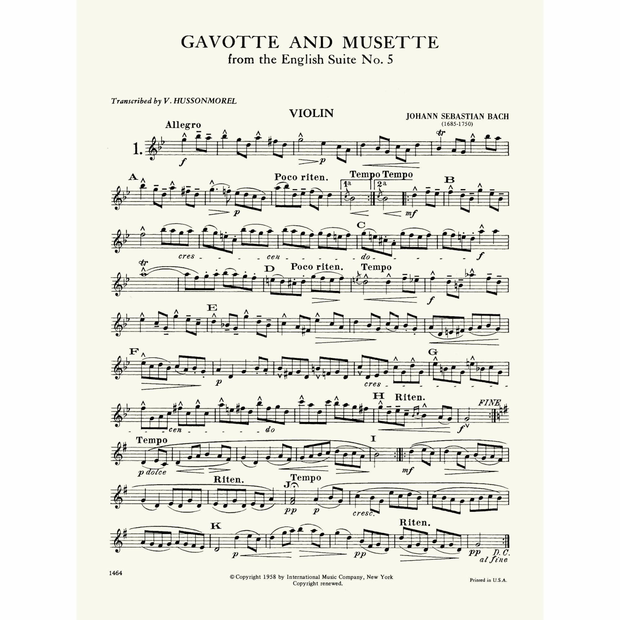 Sample: Violin (Pg. 1)