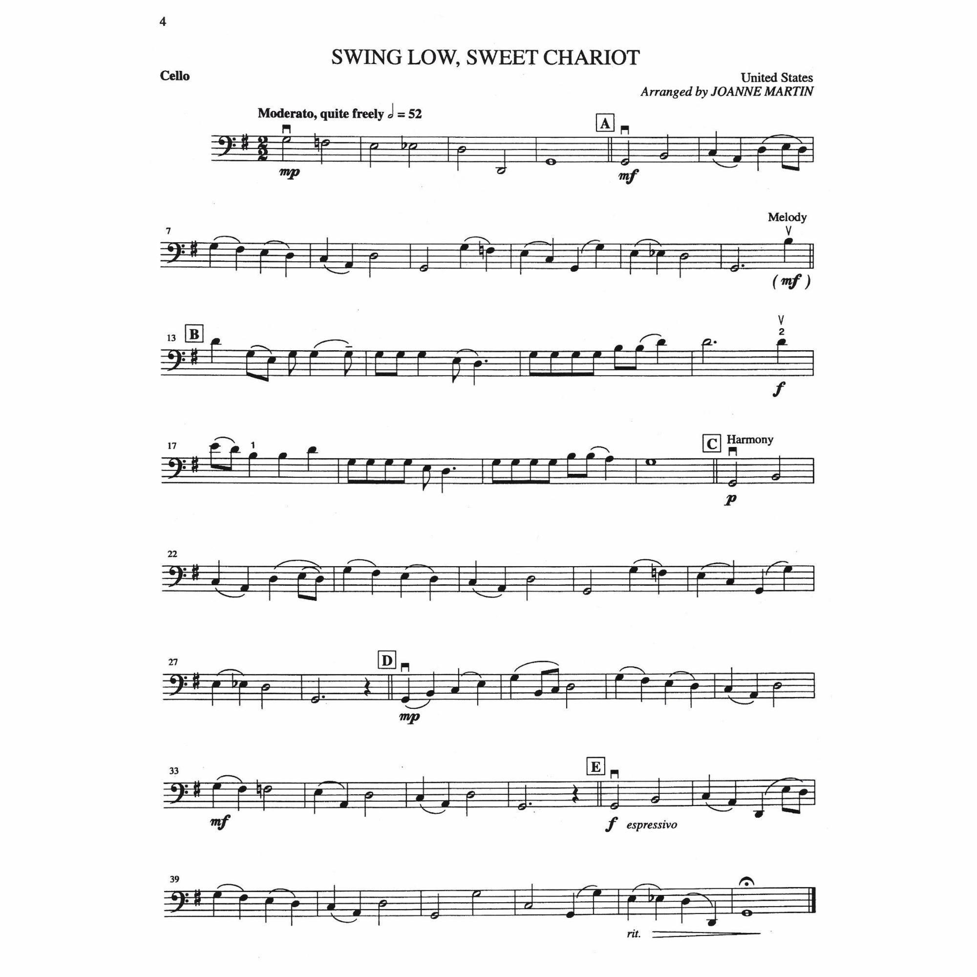 Sample: Cello (Pg. 4)