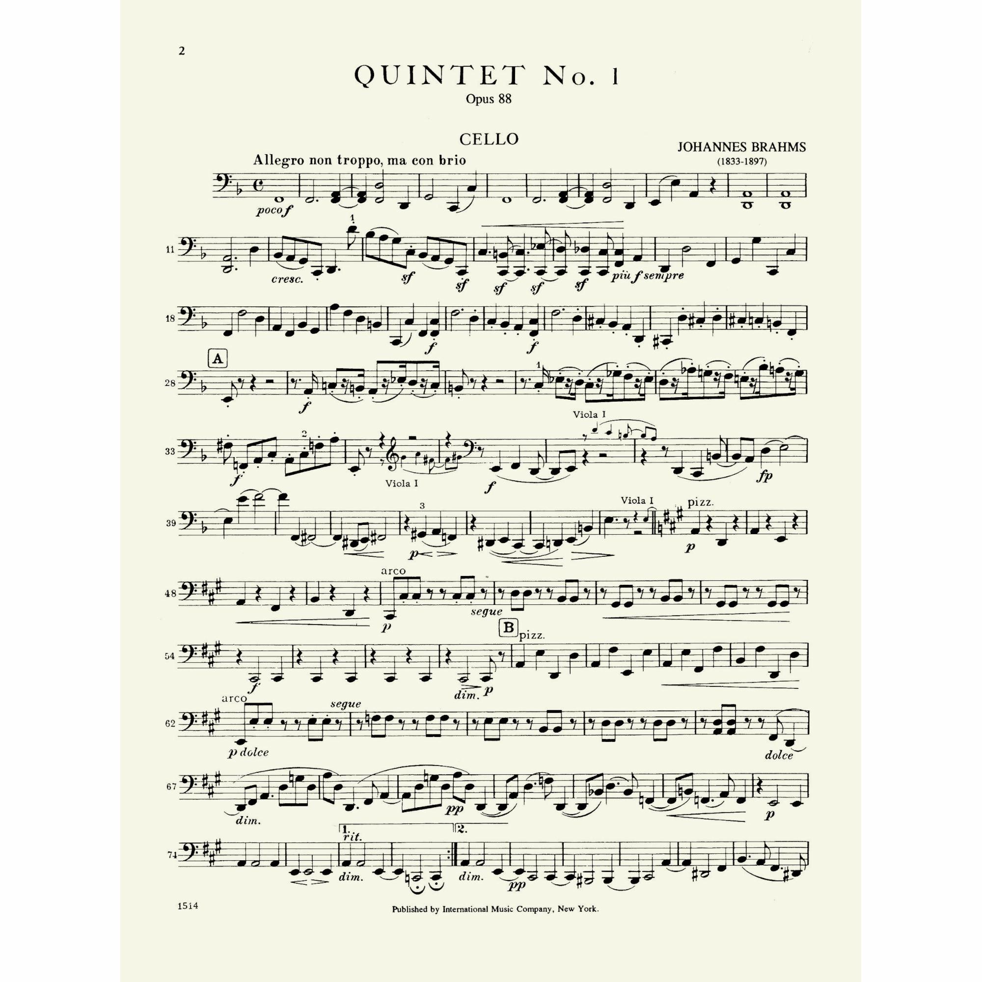 Sample: Cello (Pg. 2)