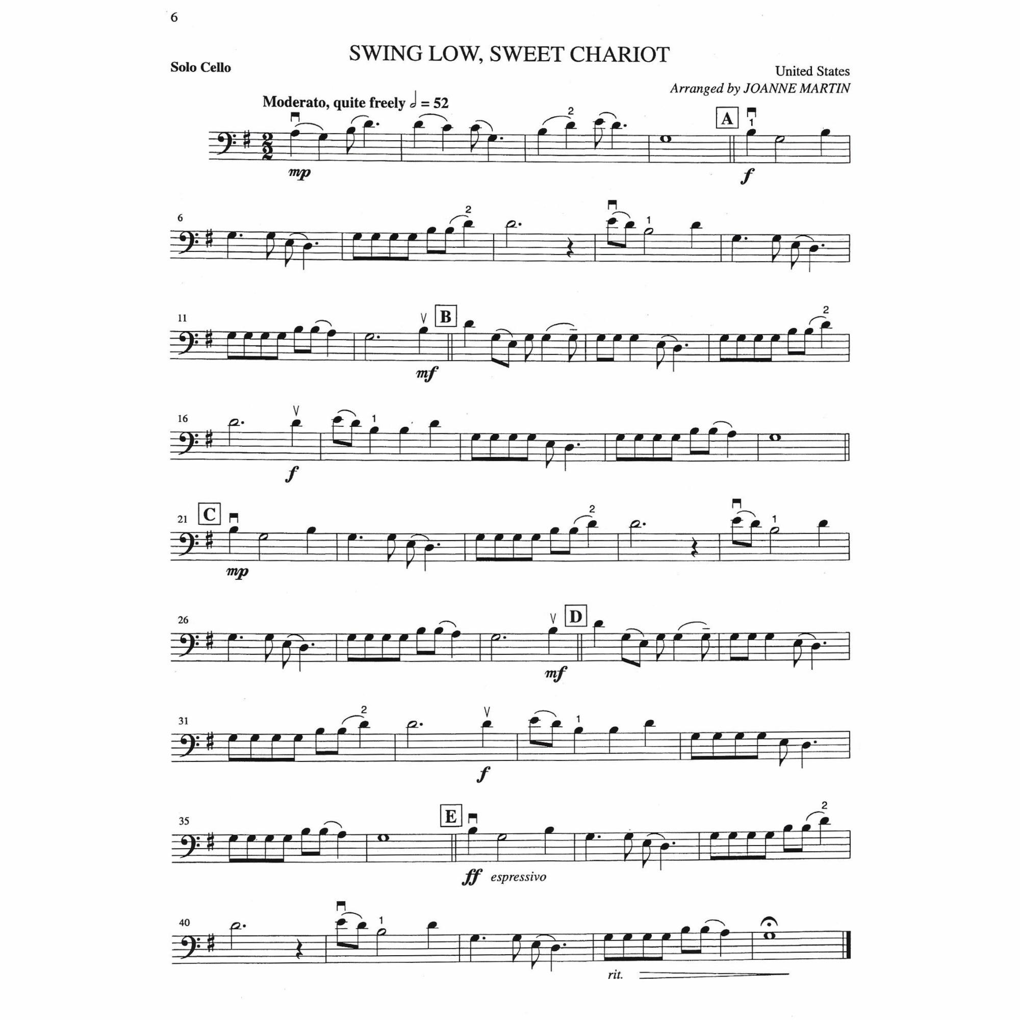 Sample: Cello (Pg. 6)