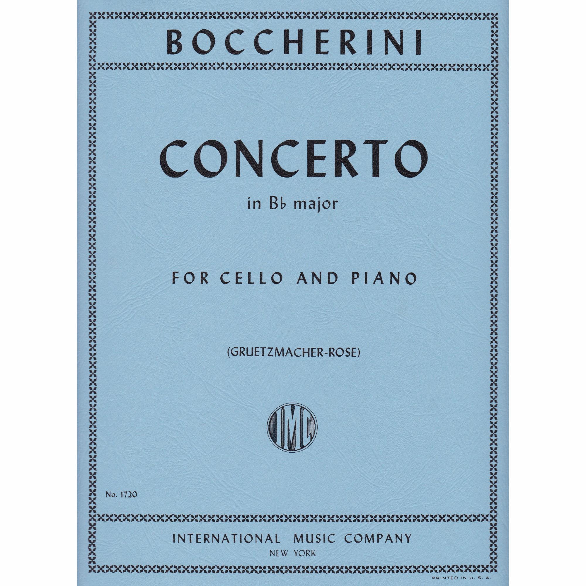 Boccherini -- Concerto in B-Flat Major for Cello and Piano