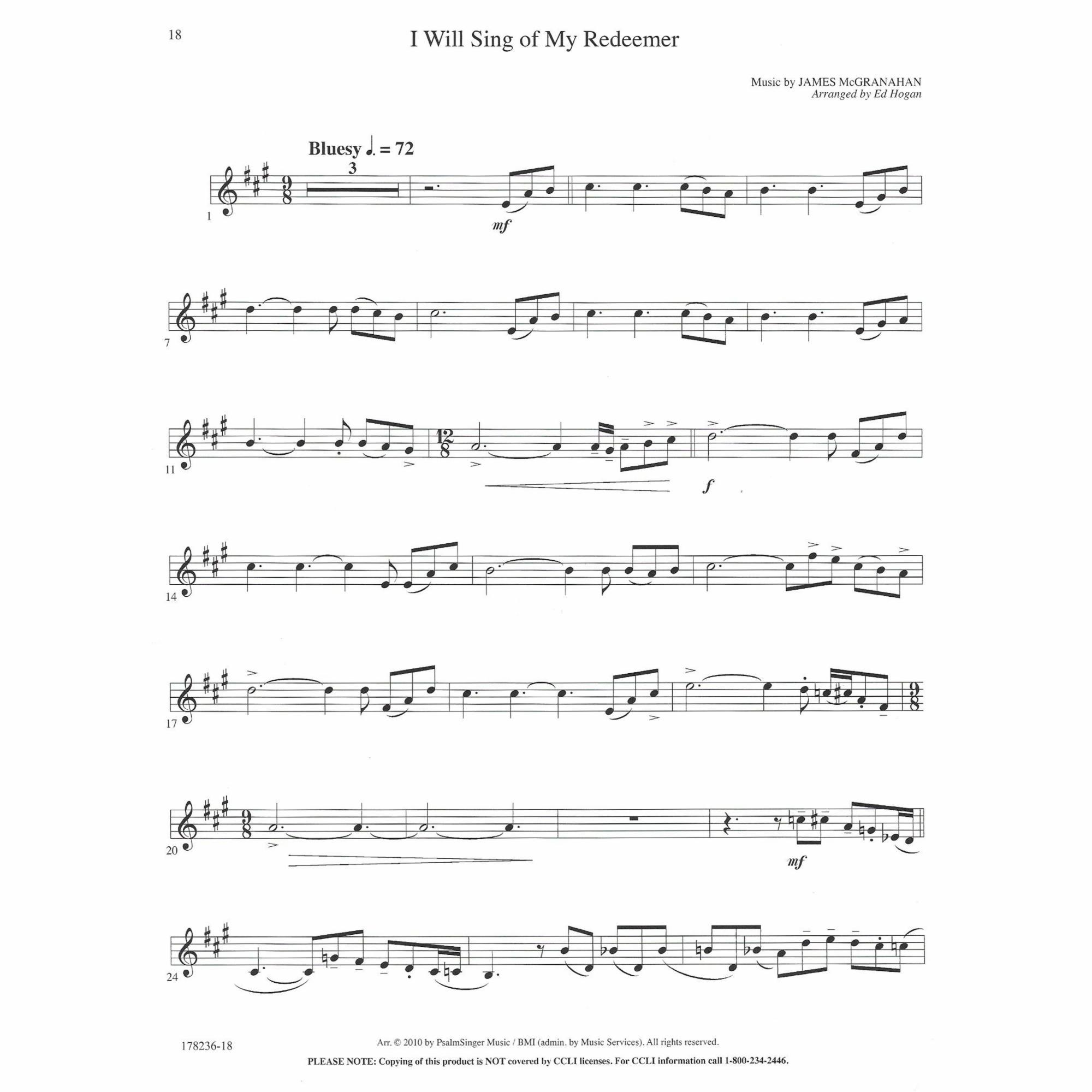 Sample: Violin (Pg. 18)