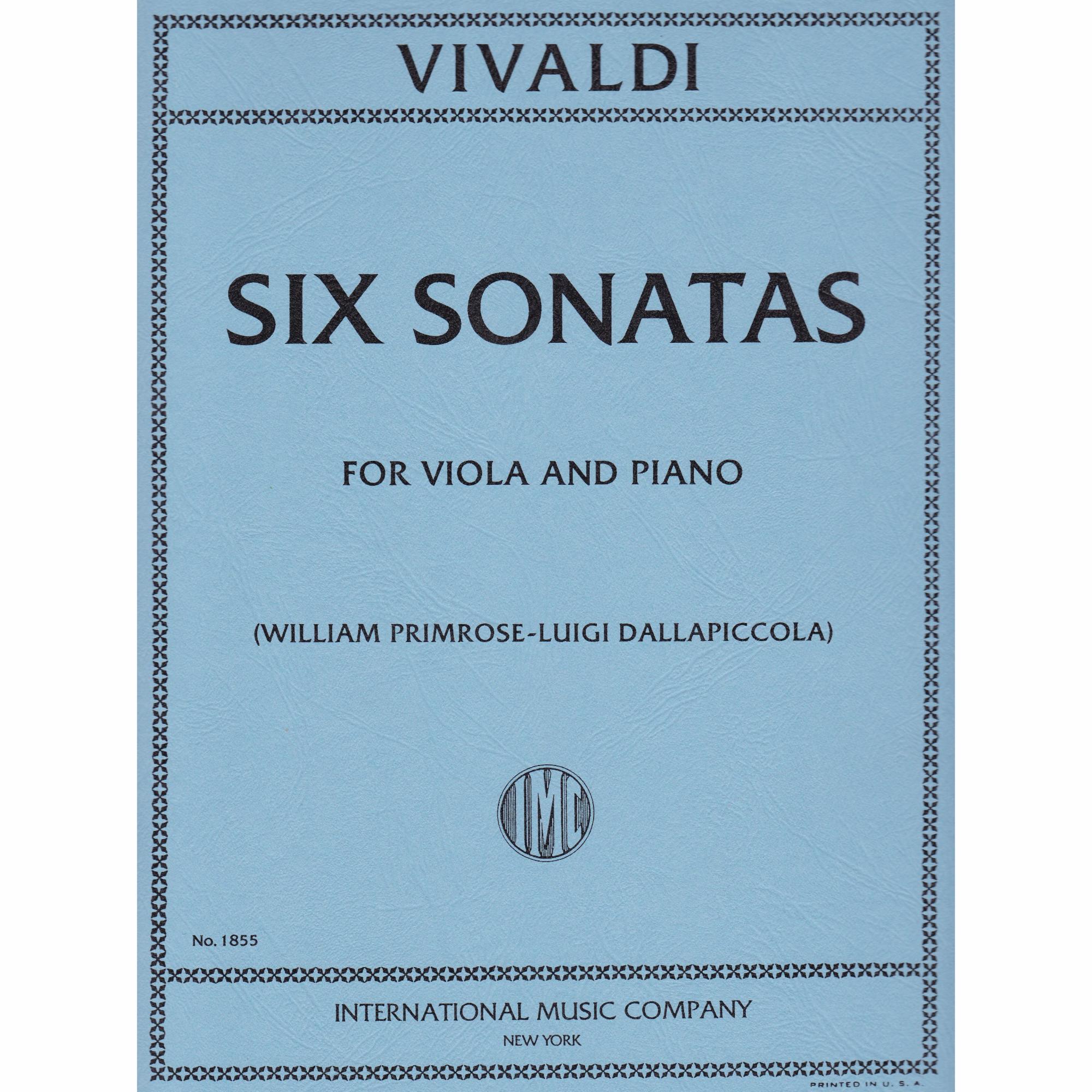 Vivaldi -- Six Sonatas for Viola and Piano