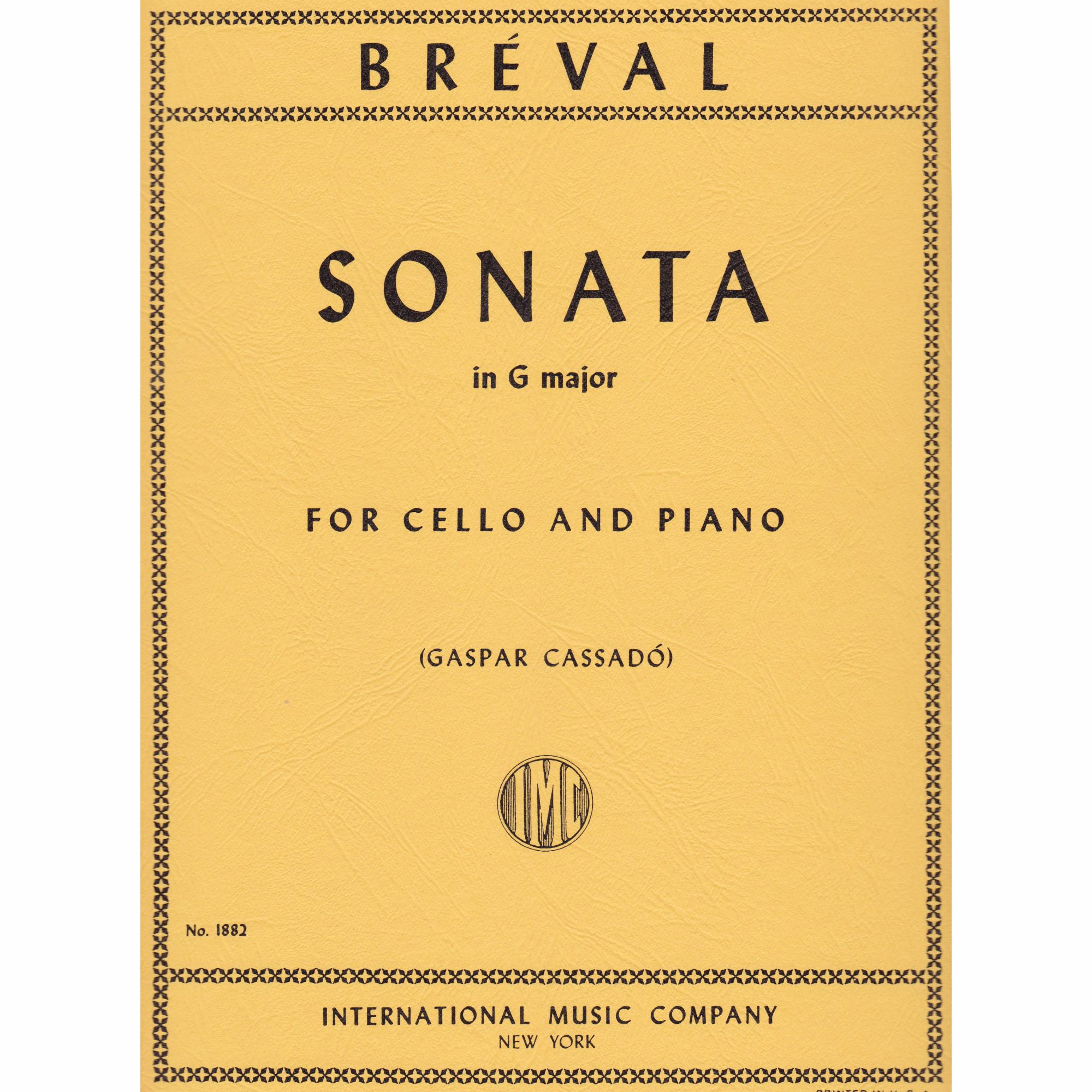 Breval -- Sonata in G Major for Cello and Piano