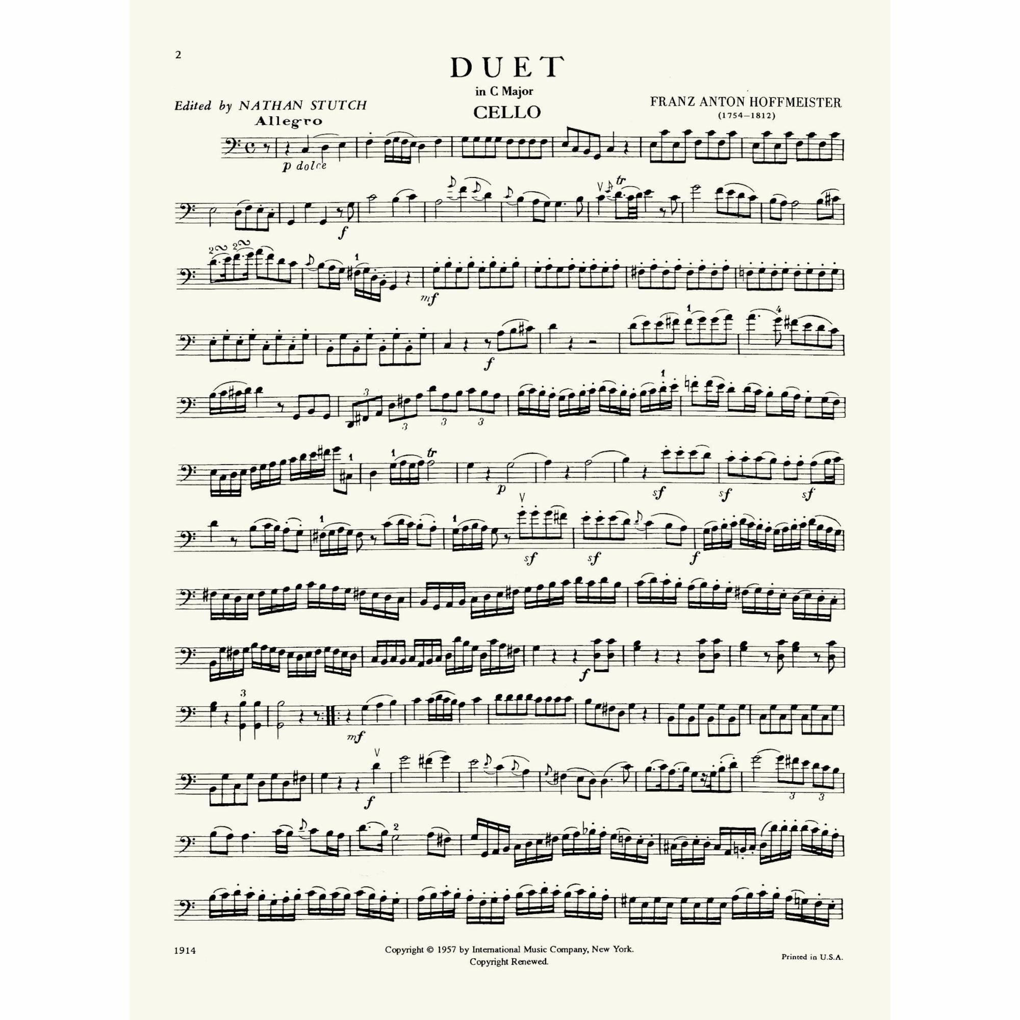 Sample: Cello (Pg. 2)